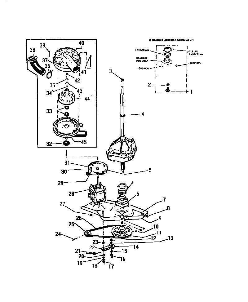 06 - DRIVE MOTOR & PUMP ASSEMBLY
