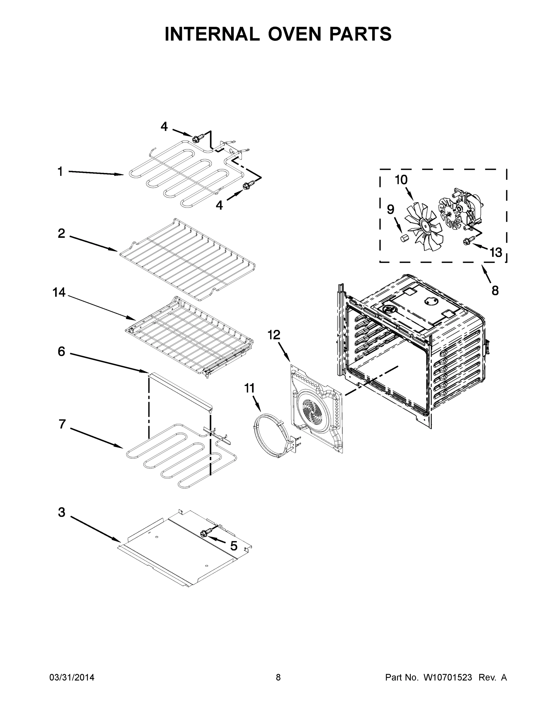 05 - INTERNAL OVEN PARTS