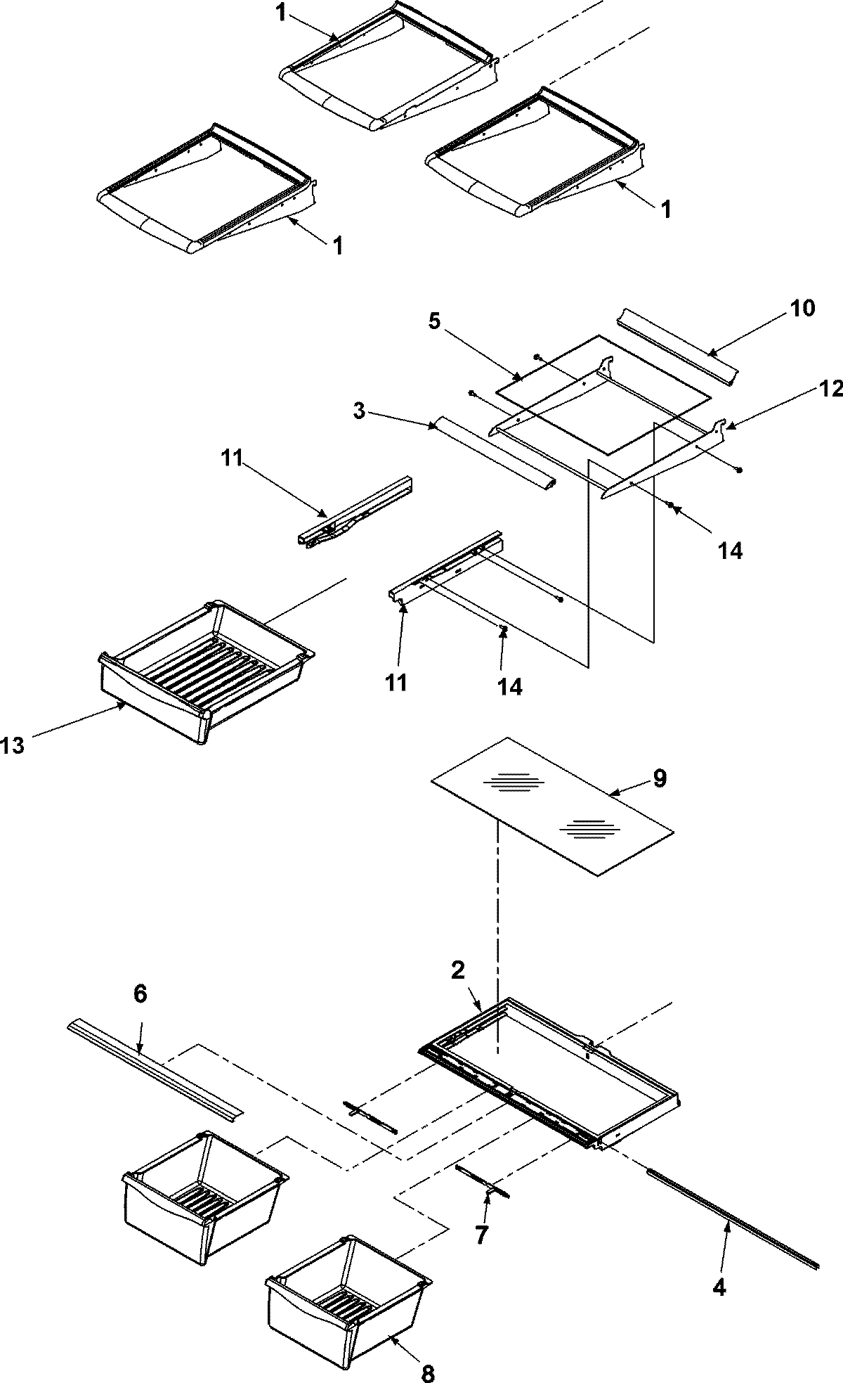 09 - REFRIGERATOR SHELVING