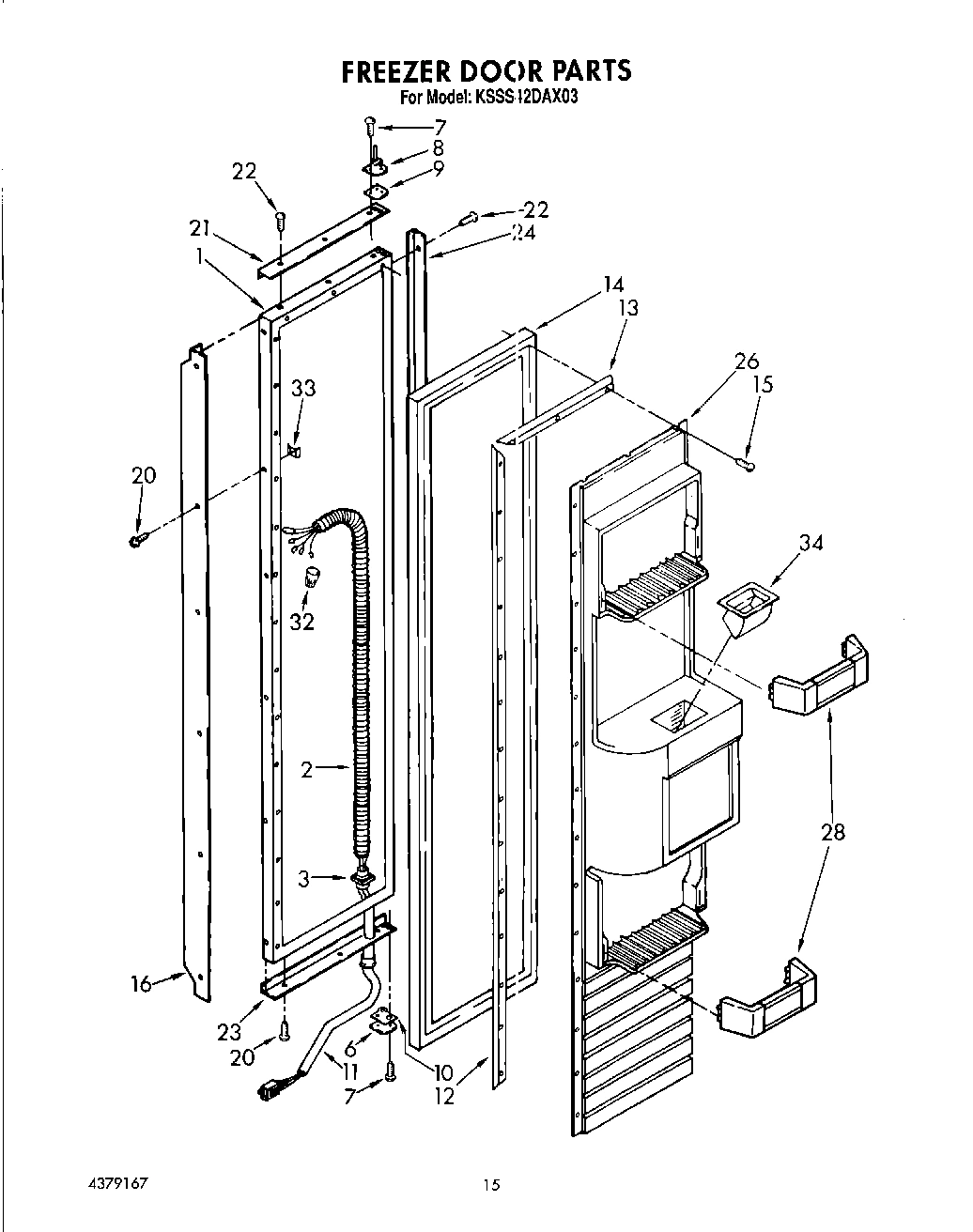 12 - FREEZER DOOR