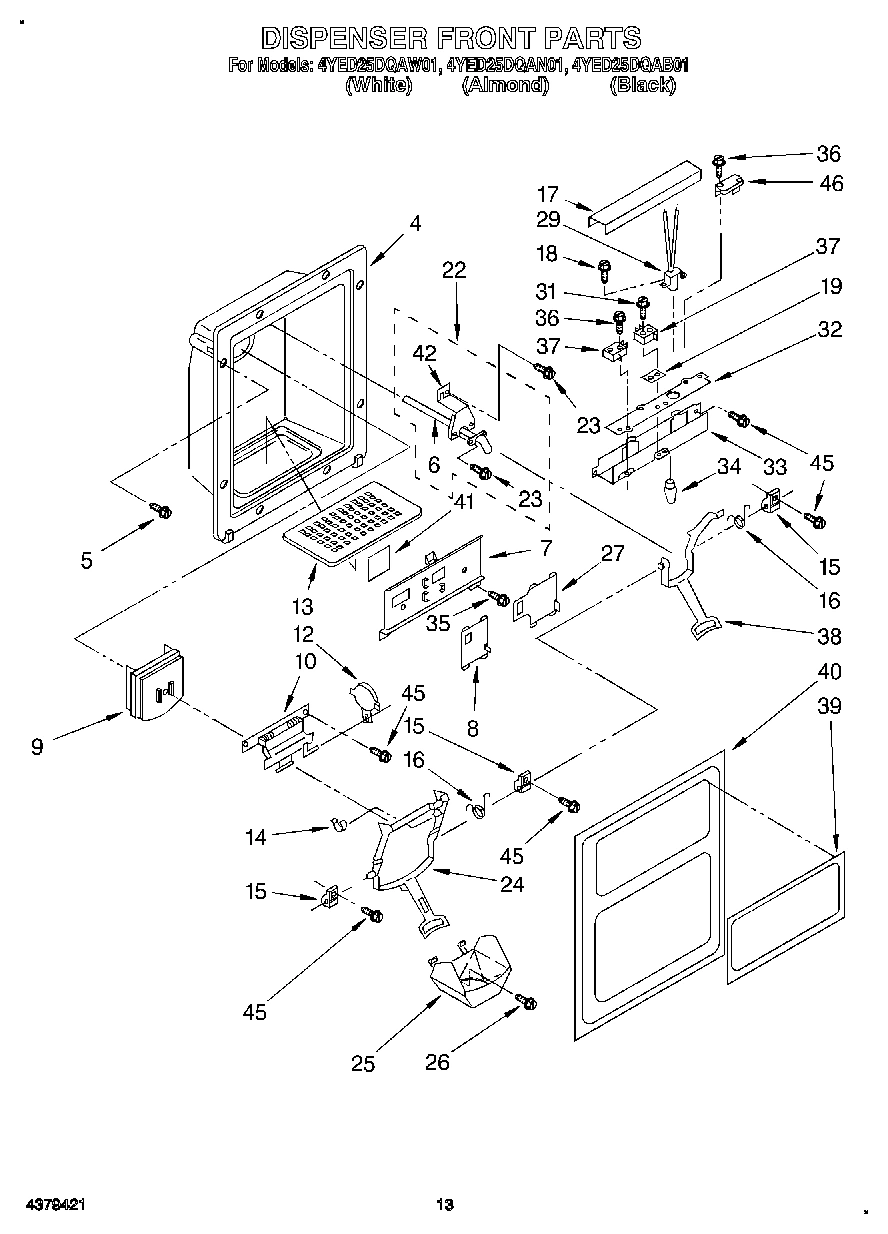 08 - DISPENSER FRONT
