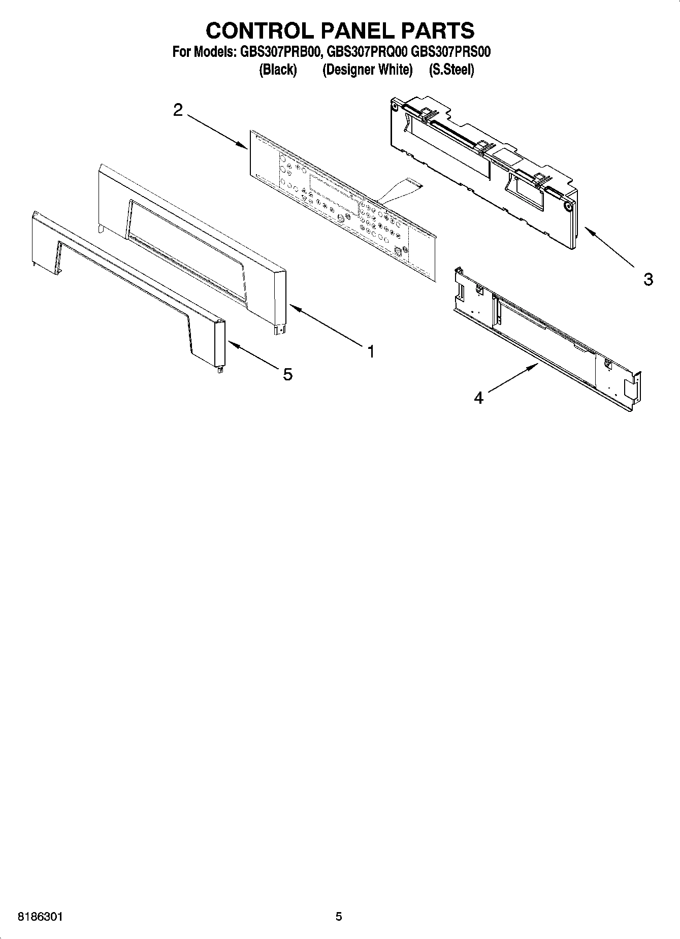 04 - CONTROL PANEL PARTS