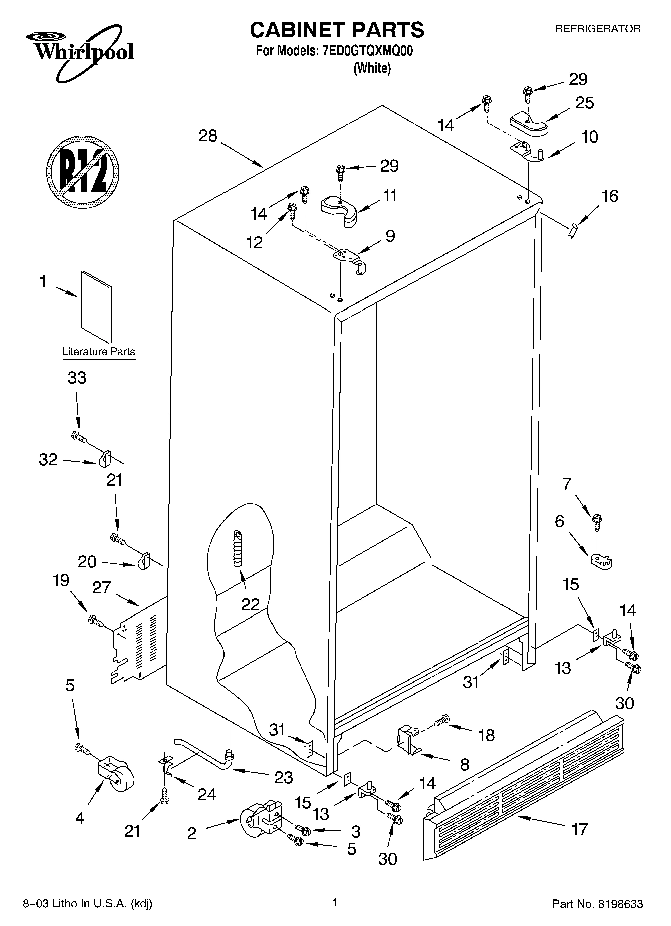 01 - CABINET PARTS