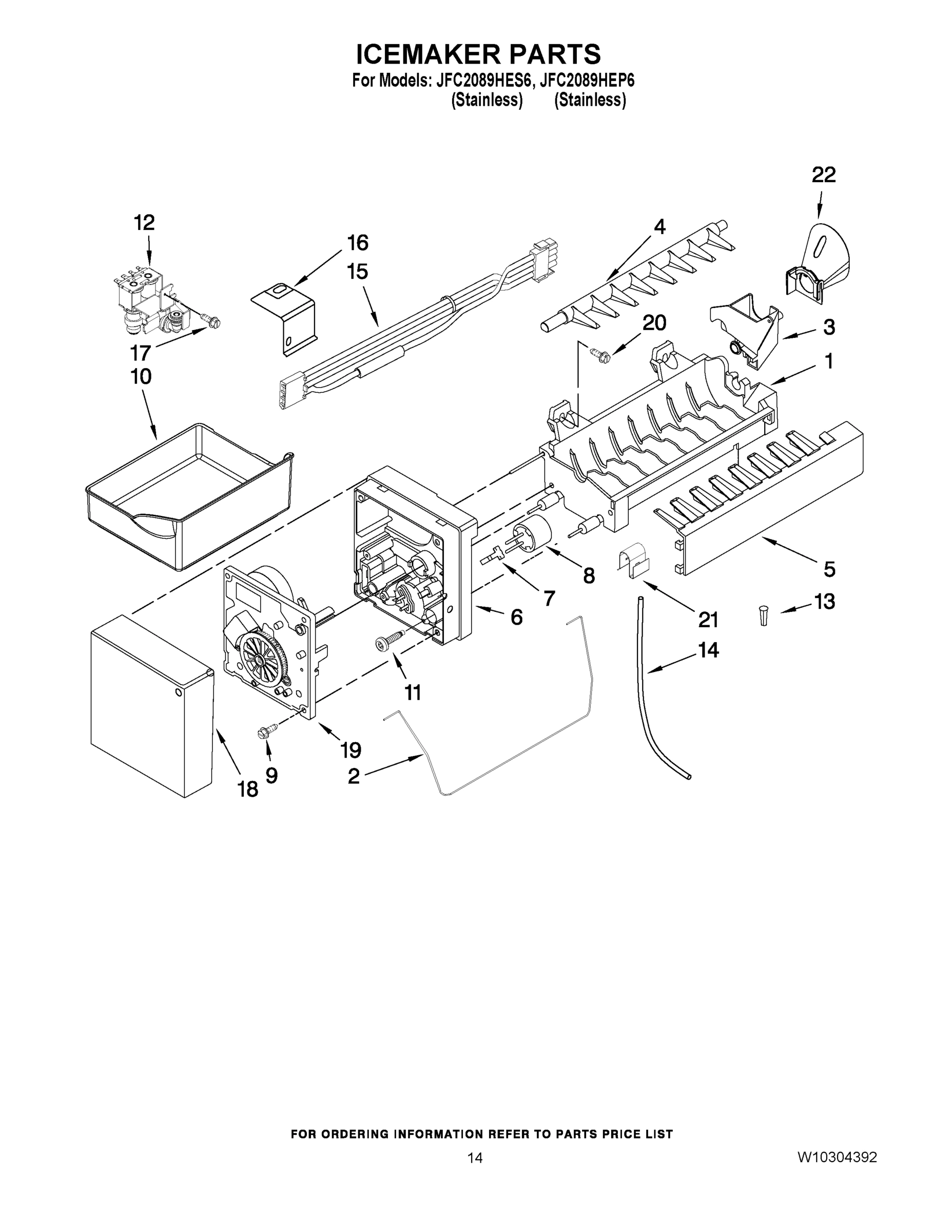 08 - ICEMAKER PARTS
