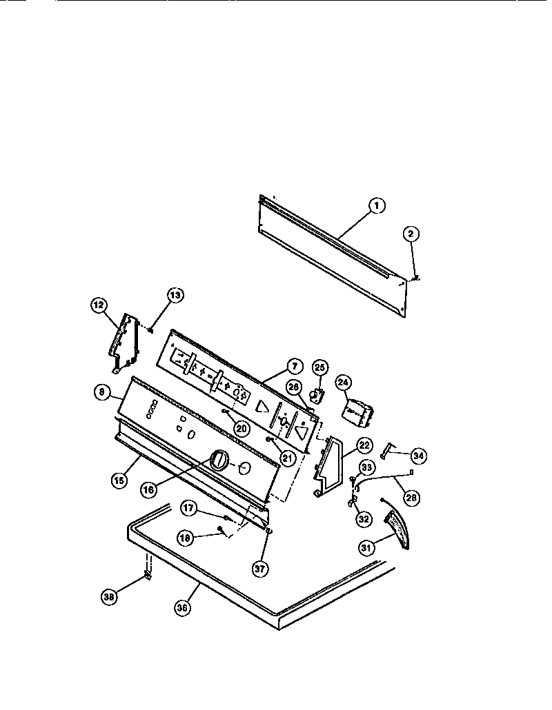 04 - CONSOLE, CONTROLS, TOP PANEL