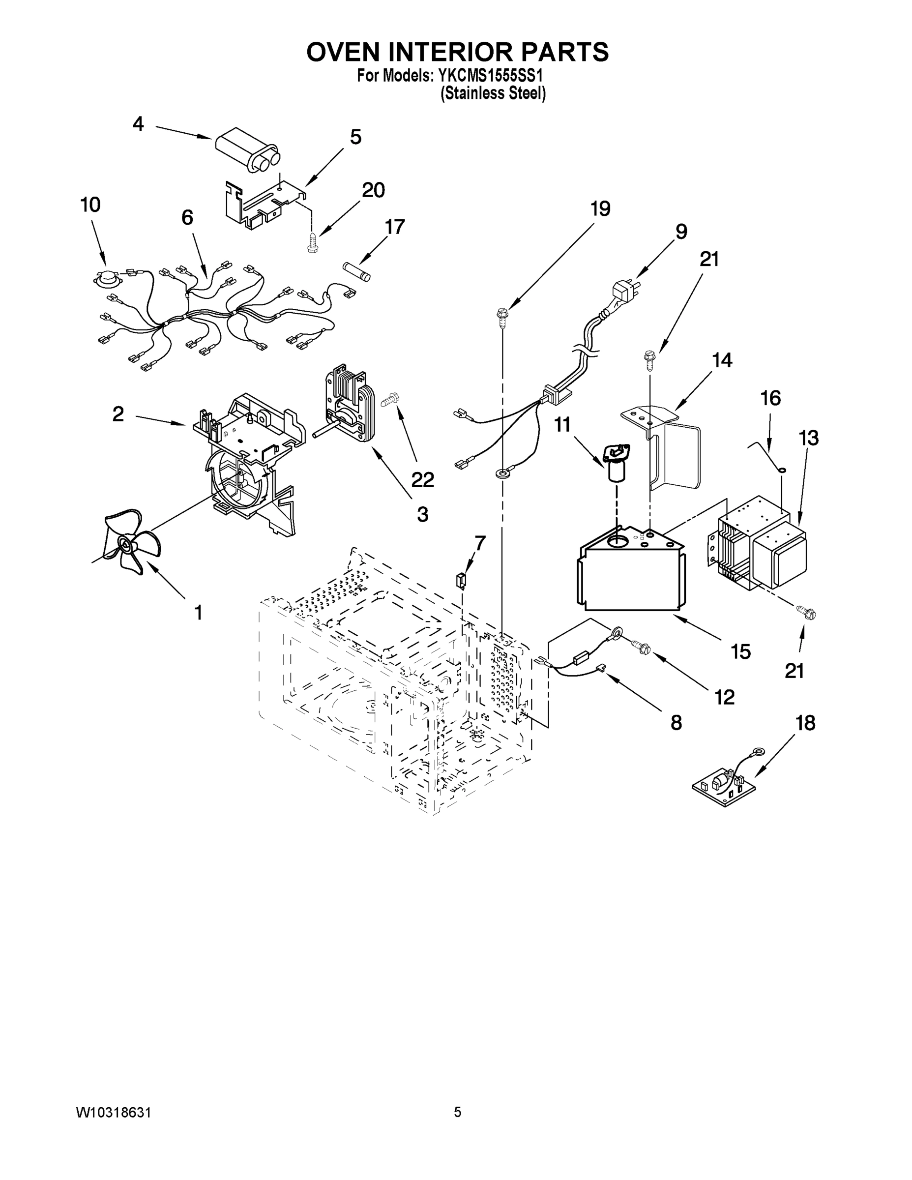 05 - OVEN INTERIOR PARTS