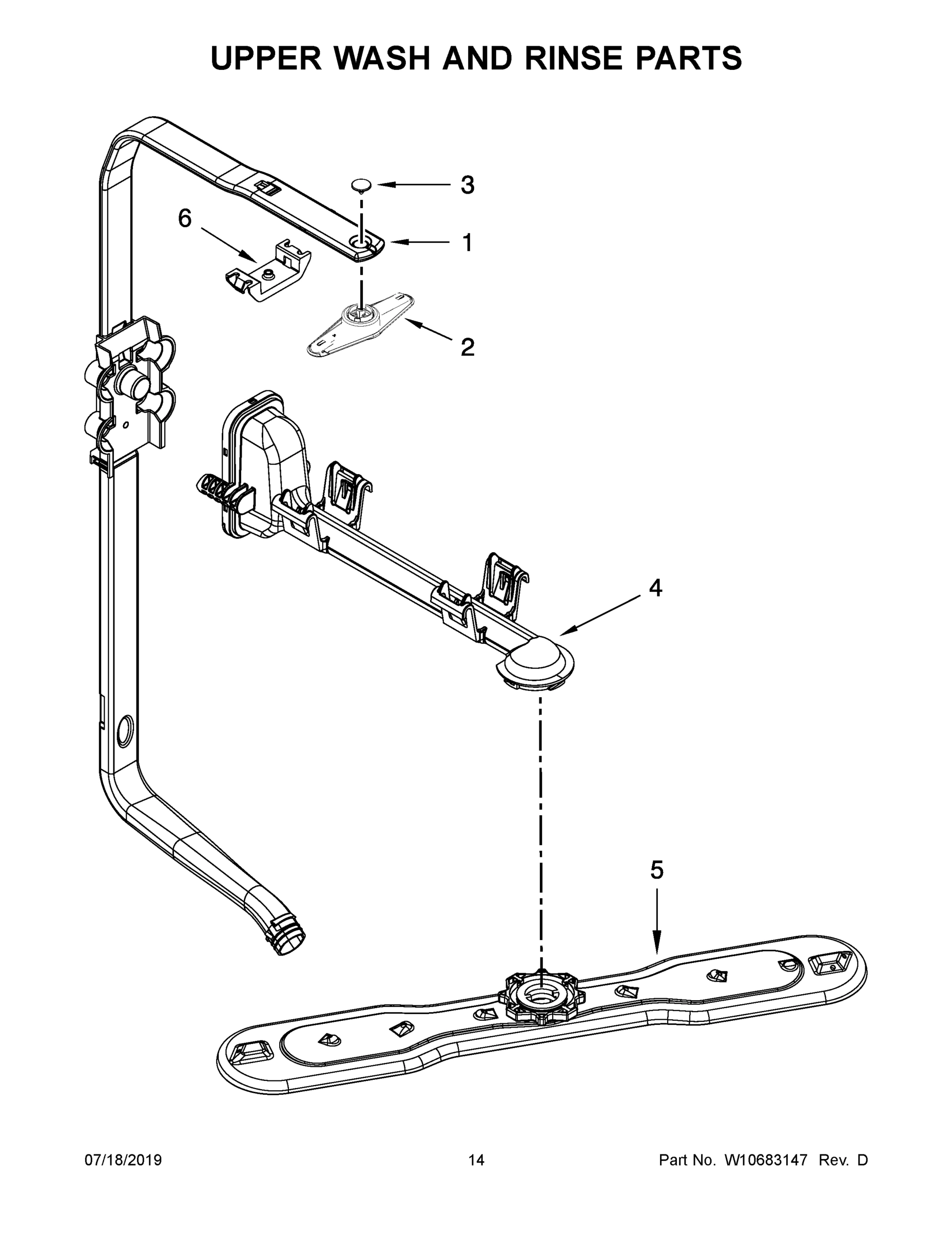 08 - UPPER WASH AND RINSE PARTS