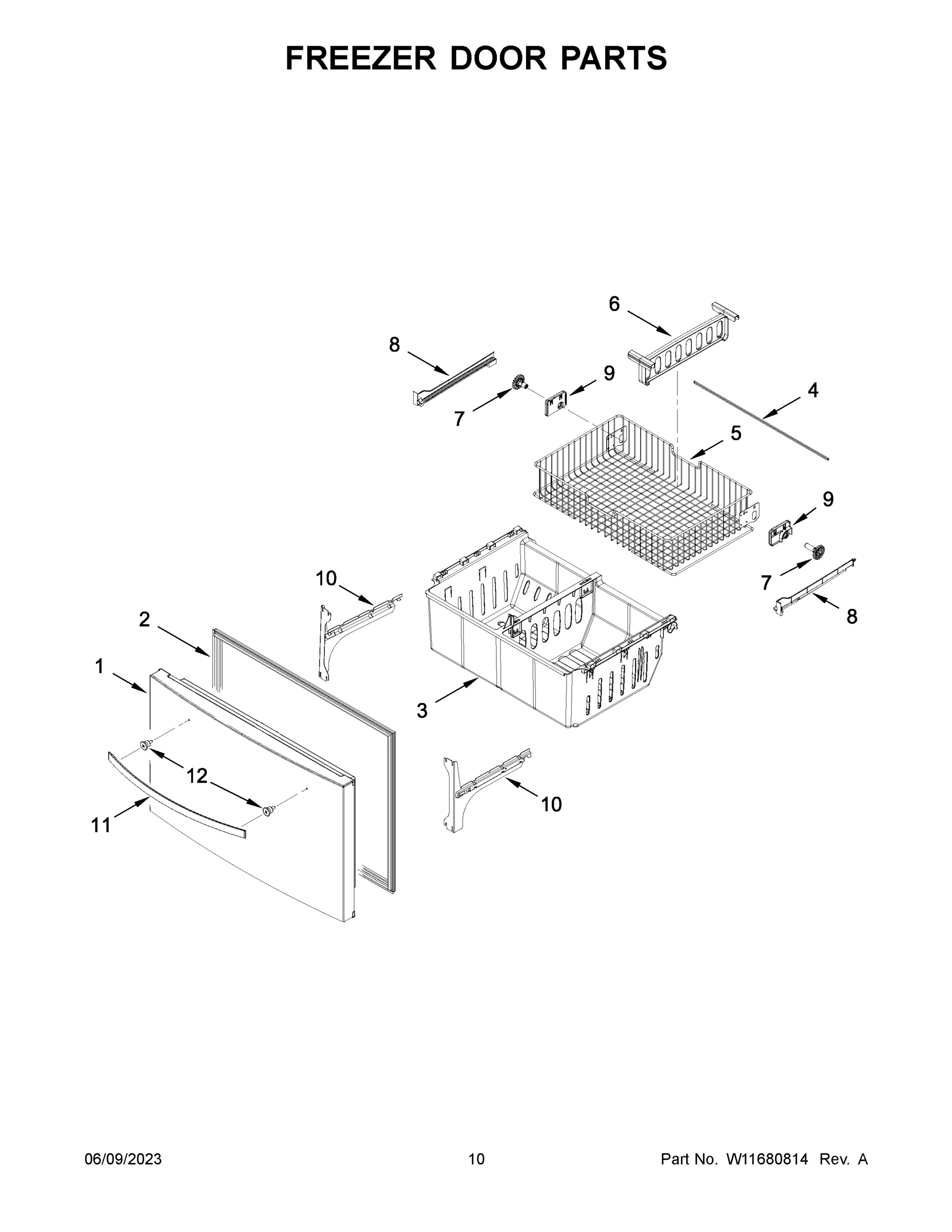 06 - FREEZER DOOR PARTS