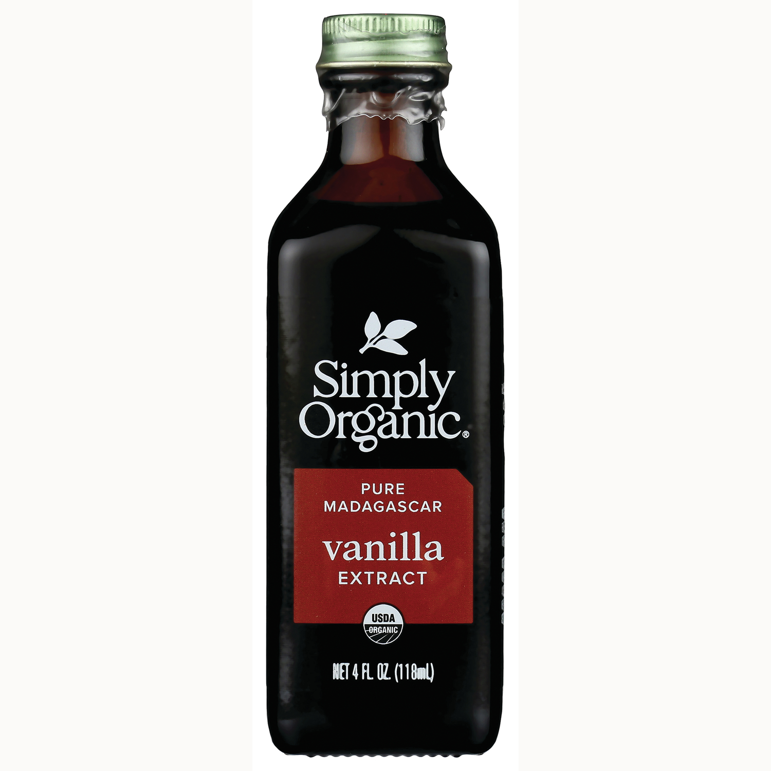 Simply Organic Pure Madagascar Vanilla Extract | 4 fl oz Liquid