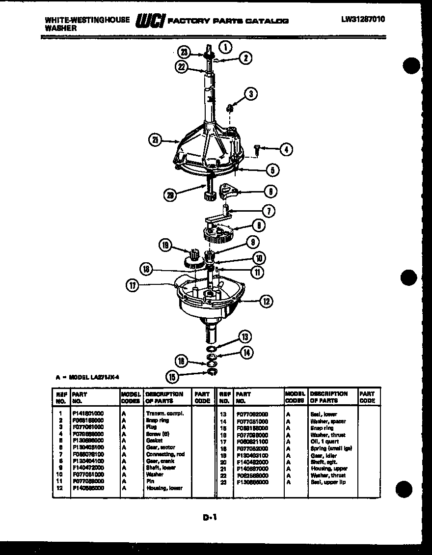 07 - TRANSMISSION PARTS