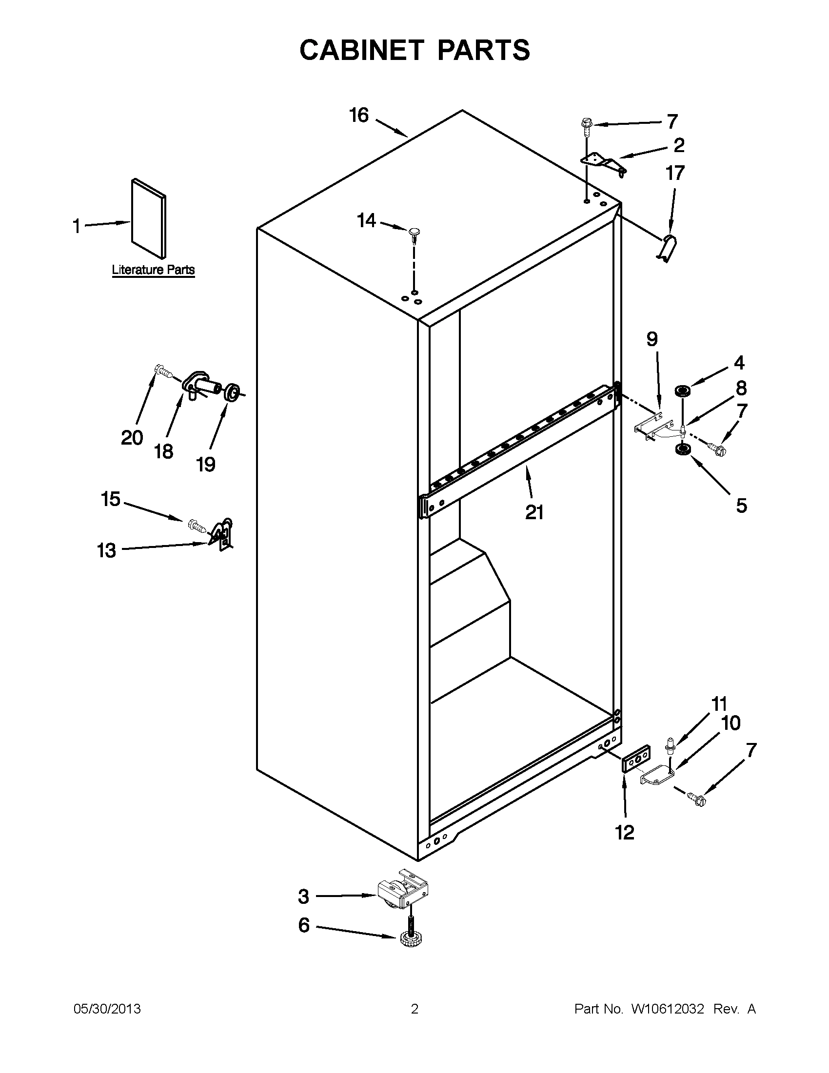 01 - CABINET PARTS