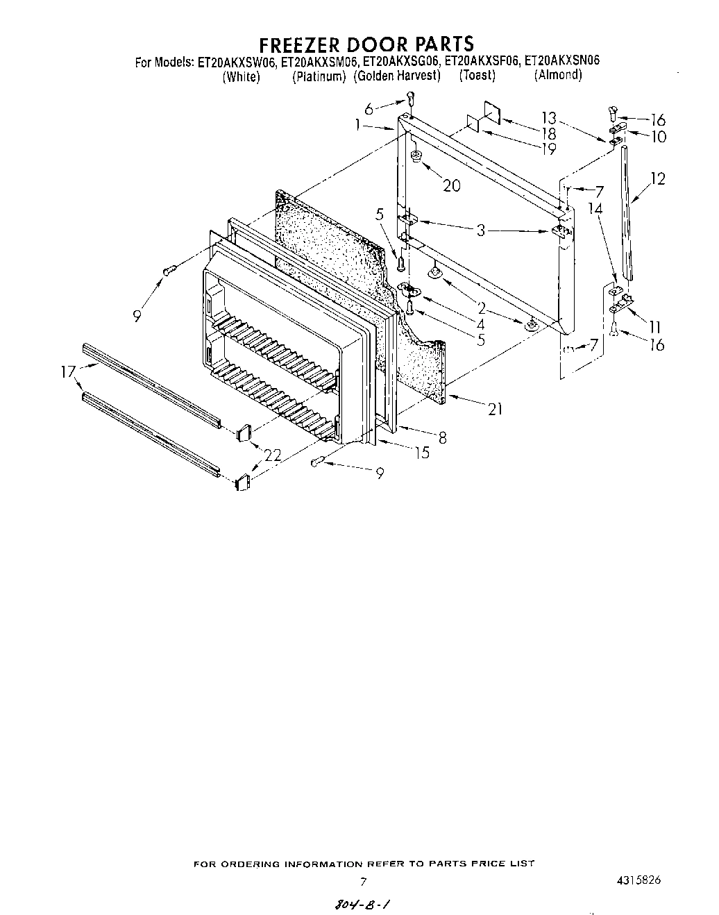06 - FREEZER DOOR
