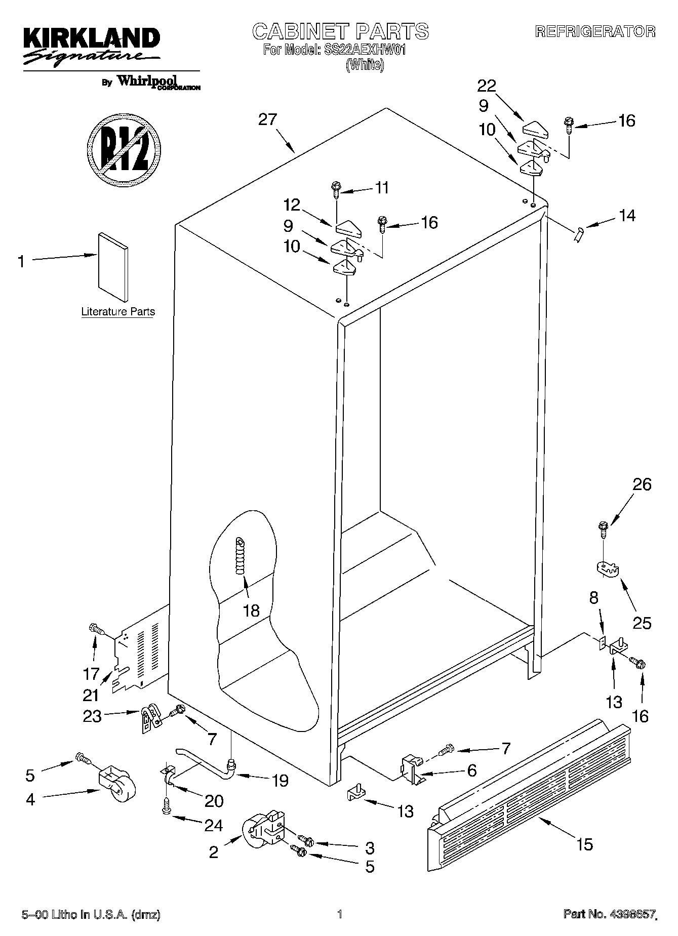 01 - CABINET, LITERATURE