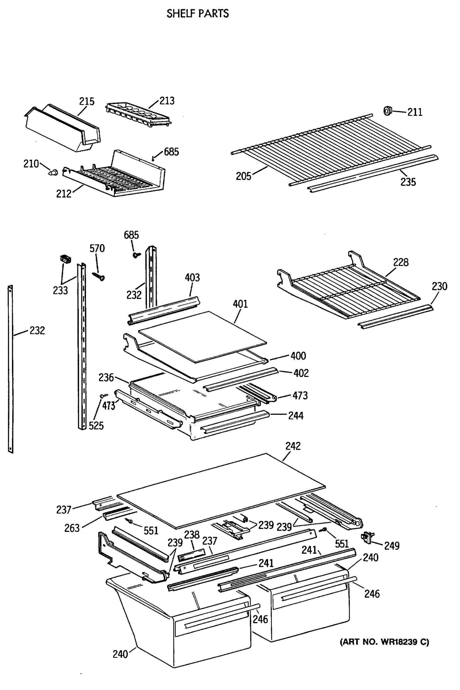 SHELF PARTS