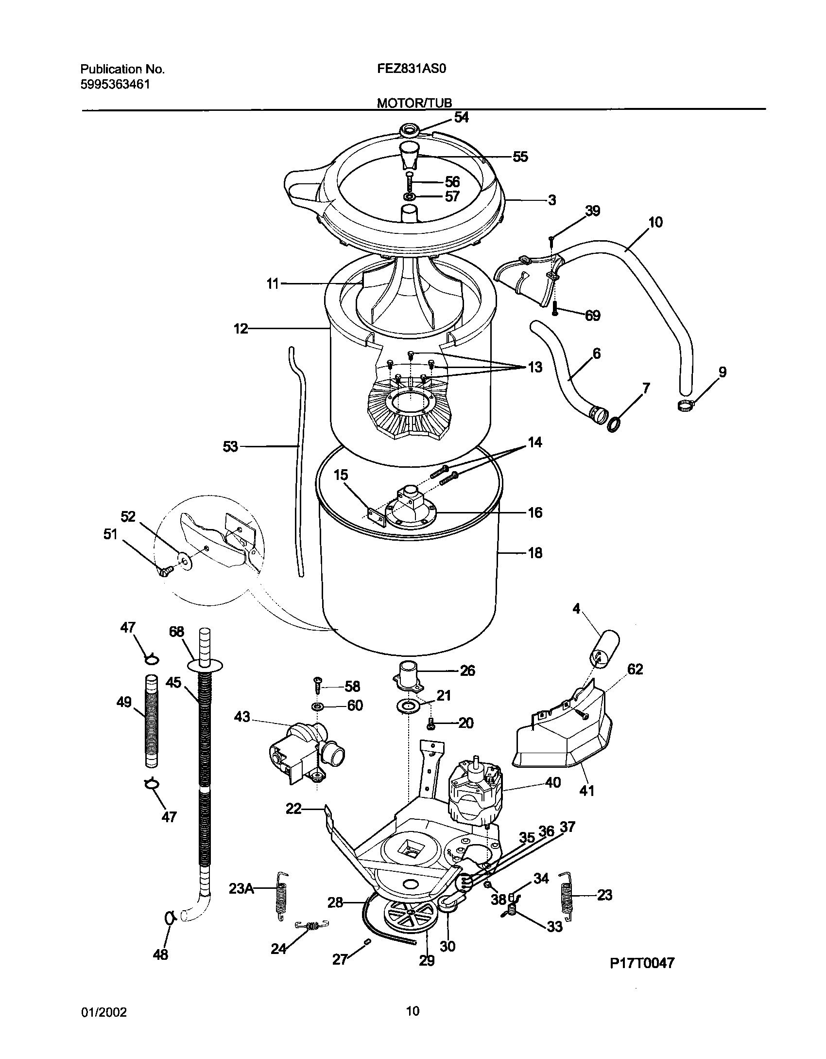 11 - WSHR MTR,HOSE