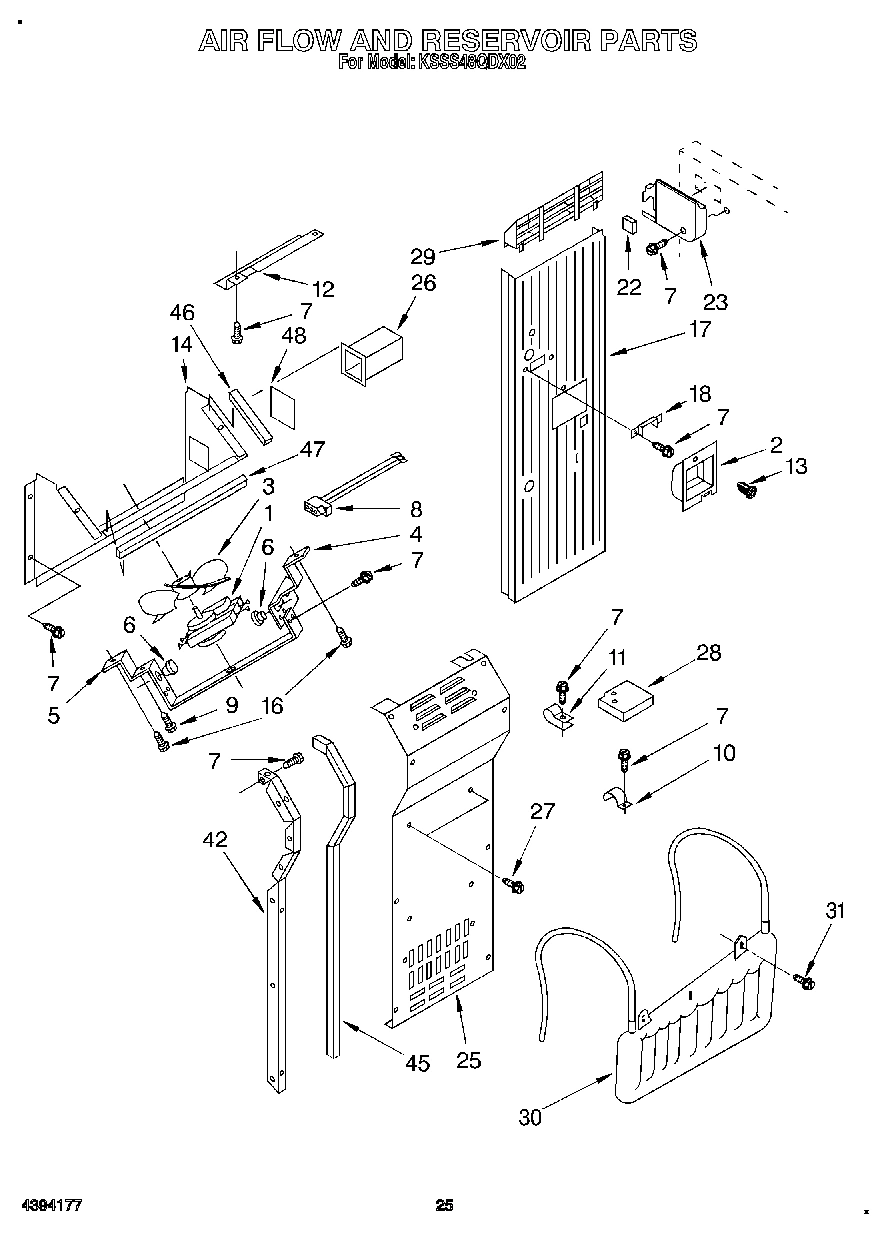 16 - AIR FLOW AND RESERVOIR