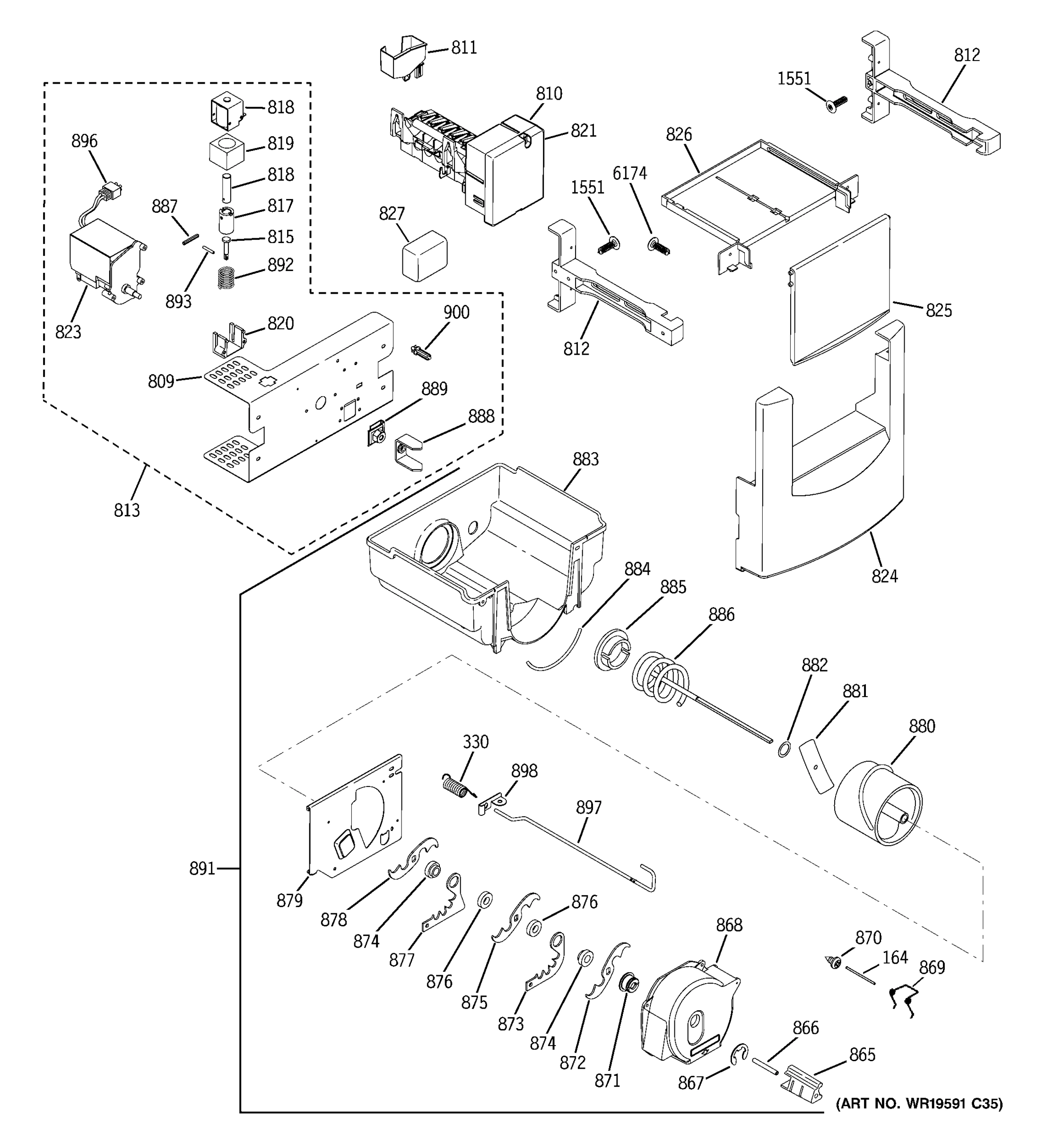 ICE MAKER & DISPENSER