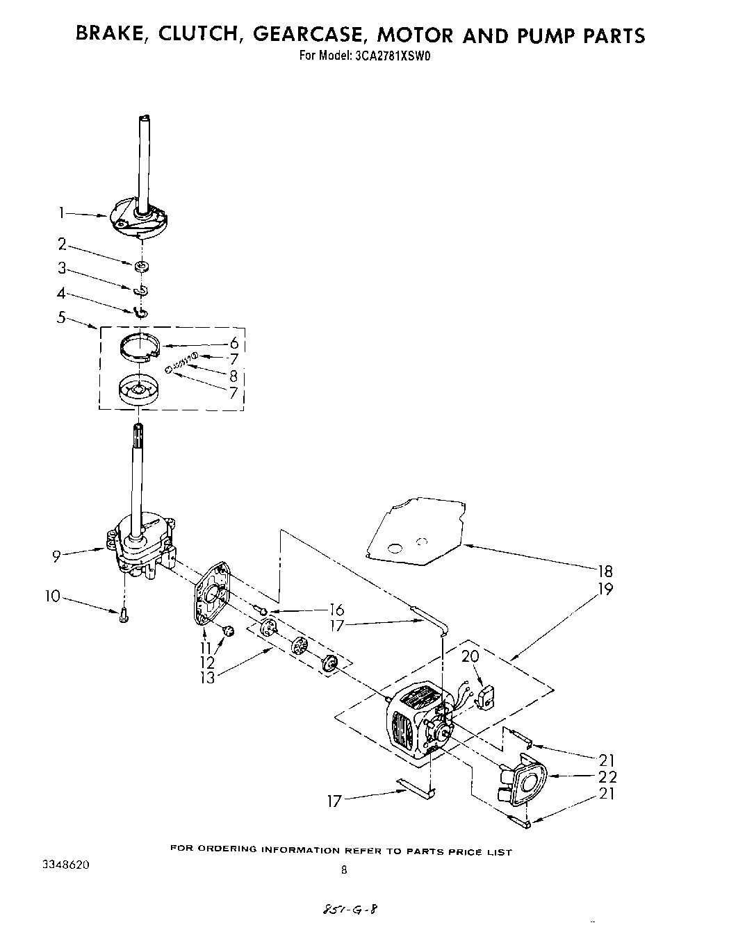 06 - BRAKE, CLUTCH, GEARCASE, MOTOR AND PUMP