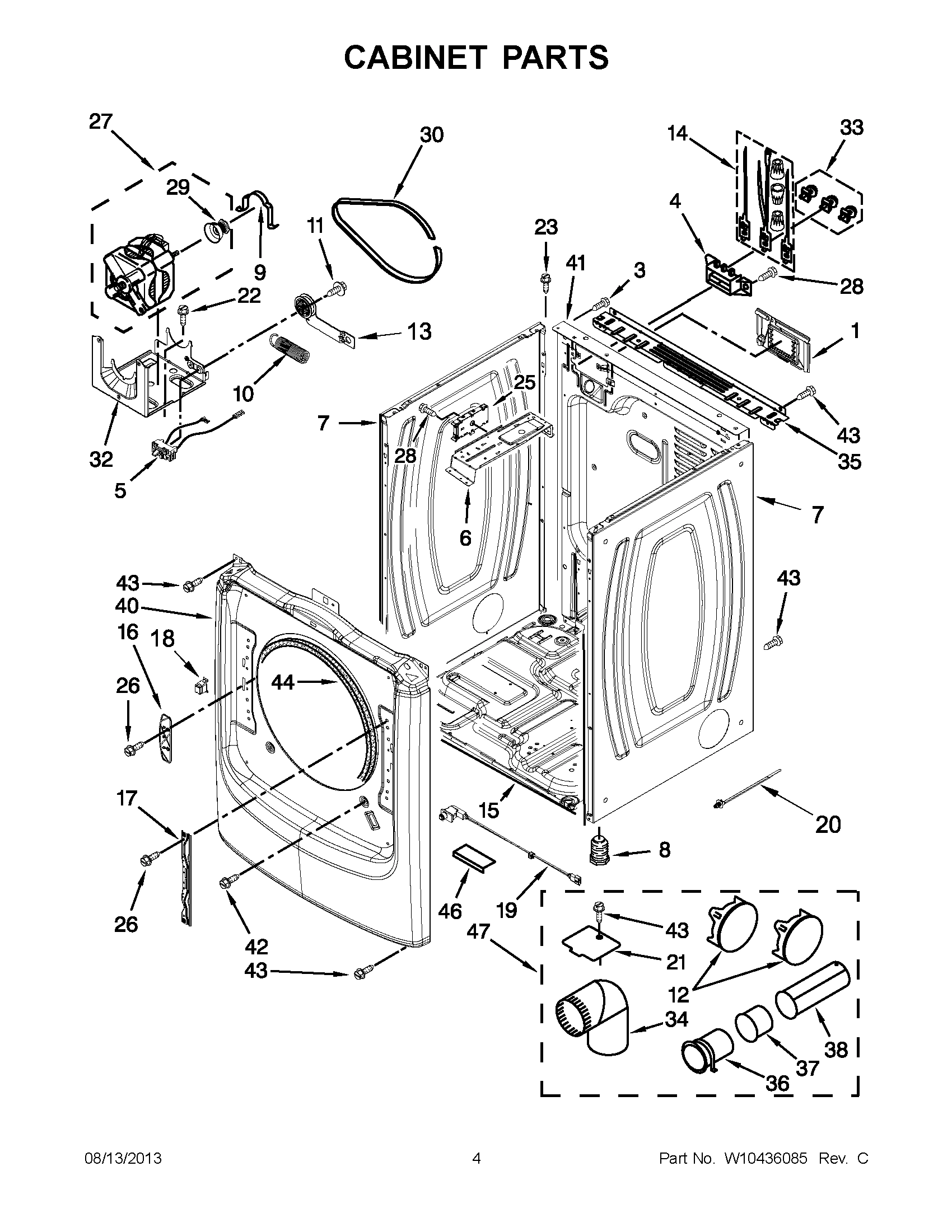 02 - CABINET PARTS