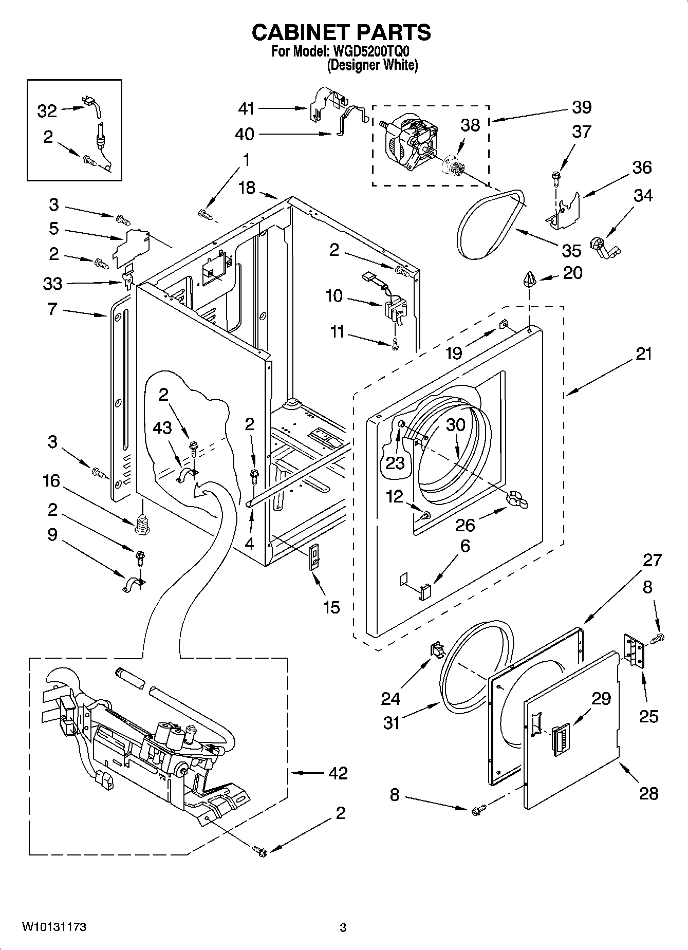 02 - CABINET PARTS