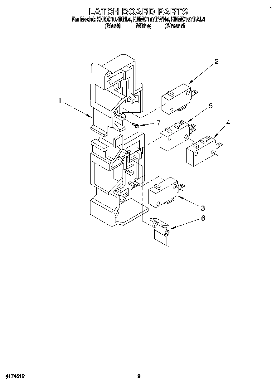 07 - LATCH BOARD