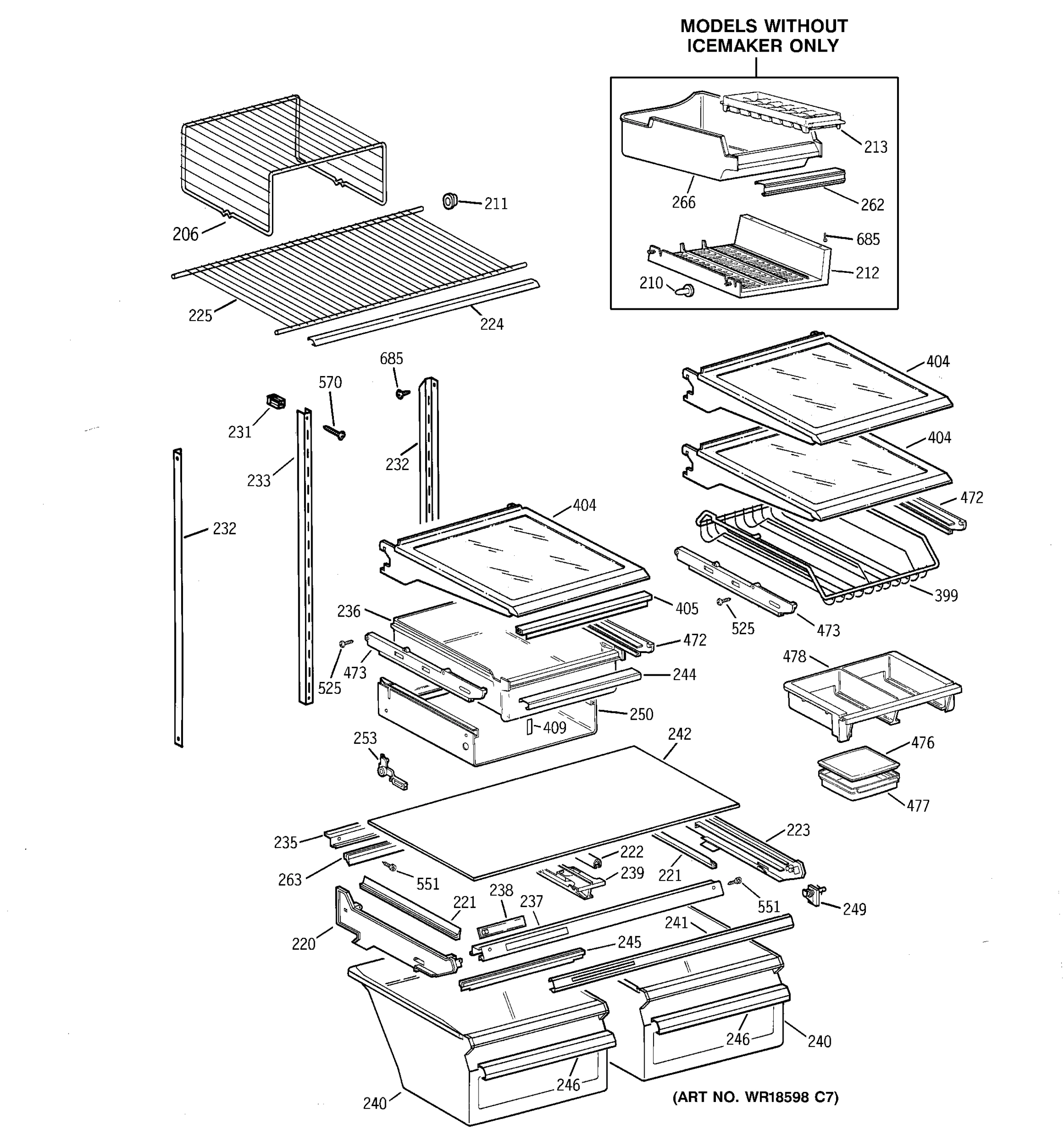 SHELF PARTS