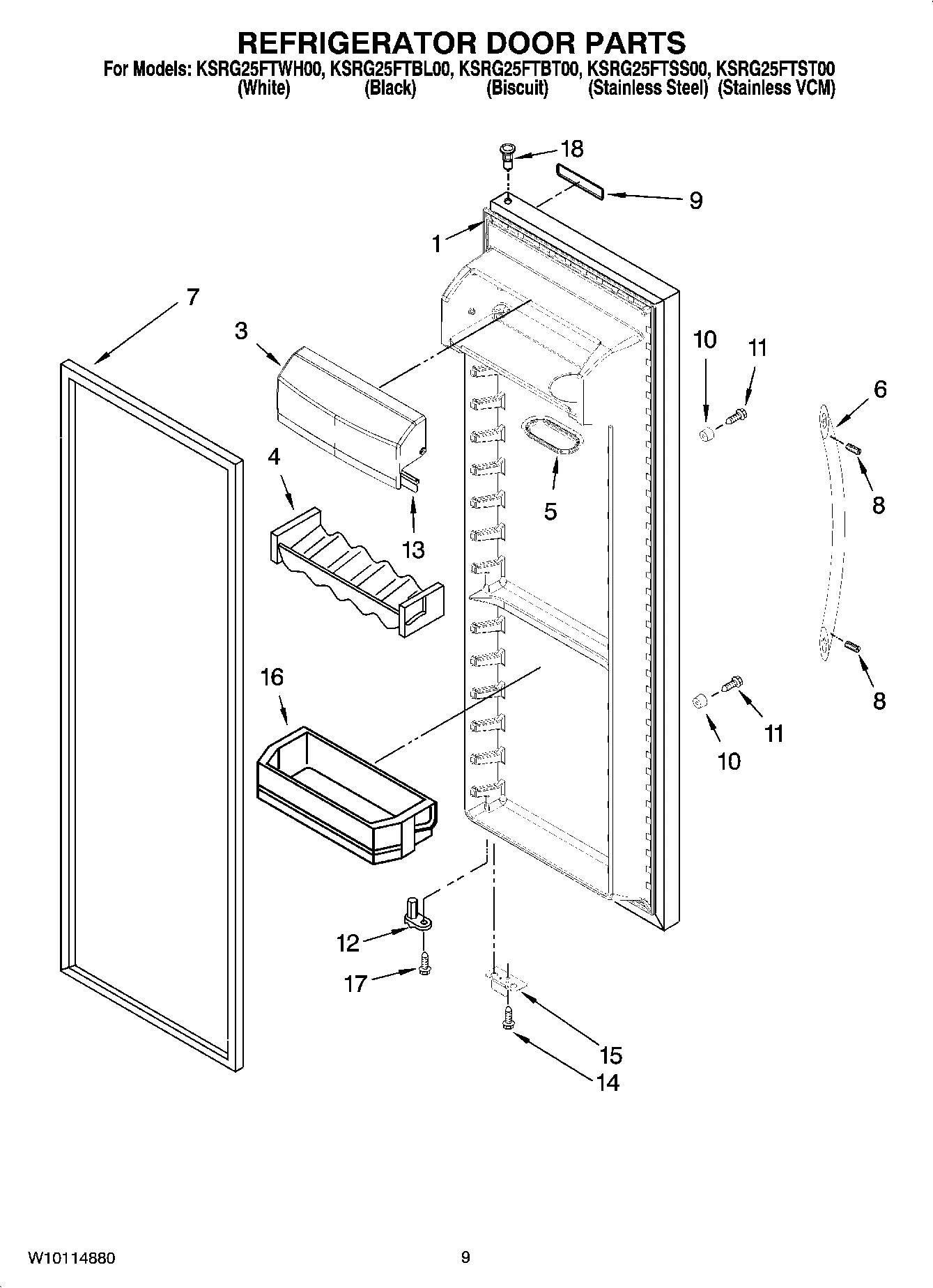 06 - REFRIGERATOR DOOR PARTS