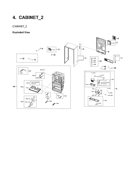 CABINET 2 PARTS