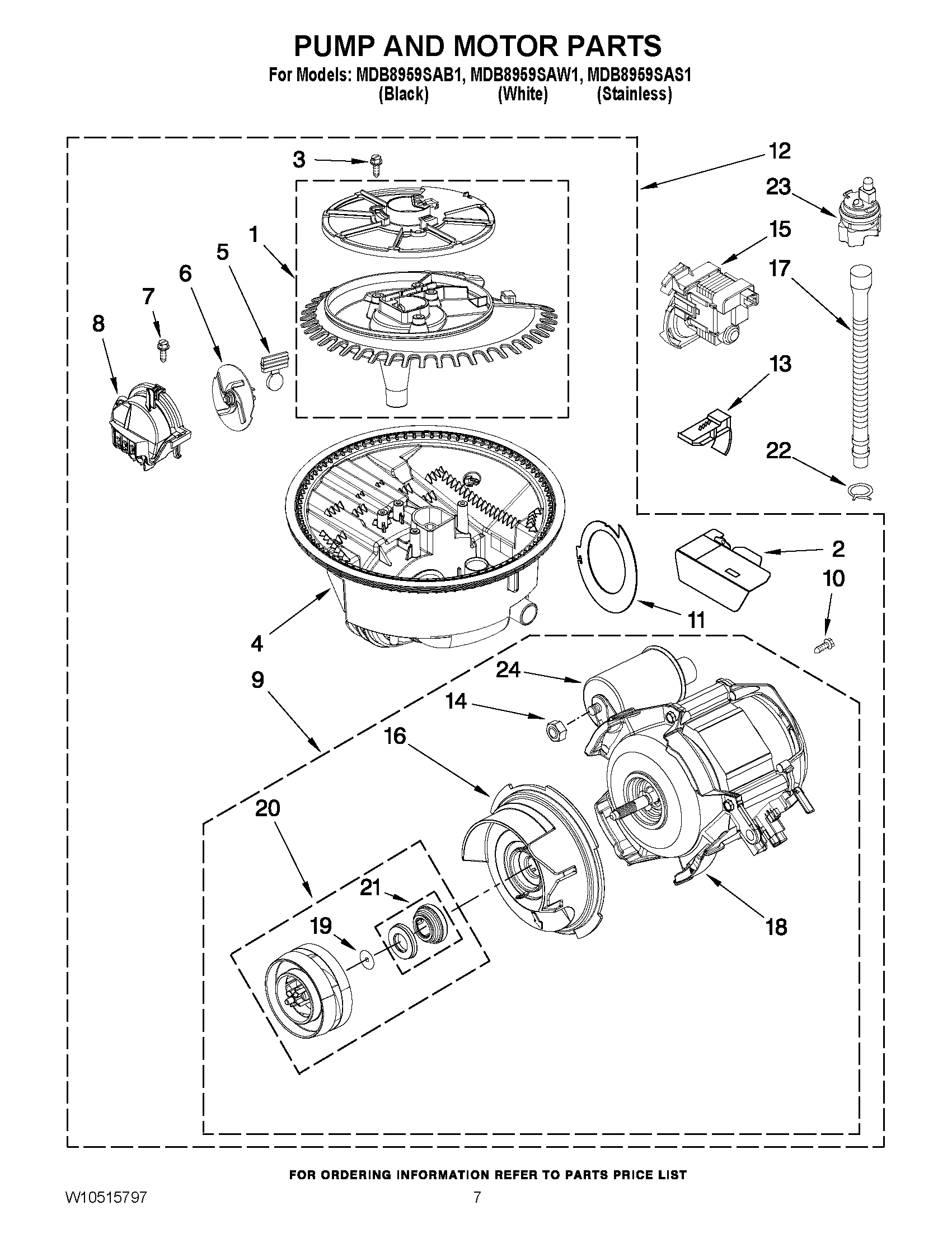 06 - PUMP AND MOTOR PARTS