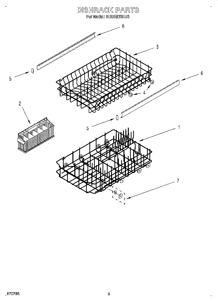 06 - DISHRACK, LIT/OPTIONAL