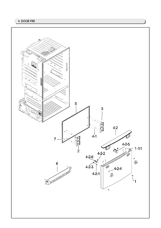 FREEZER DOOR PARTS