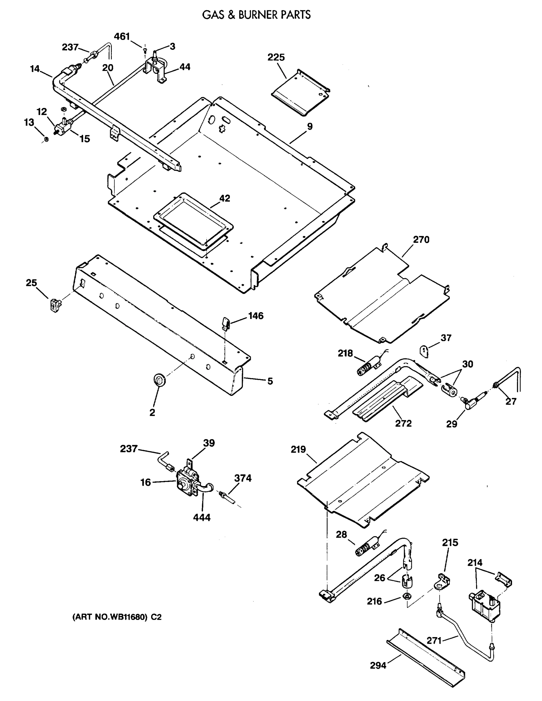 GAS & BURNER PARTS