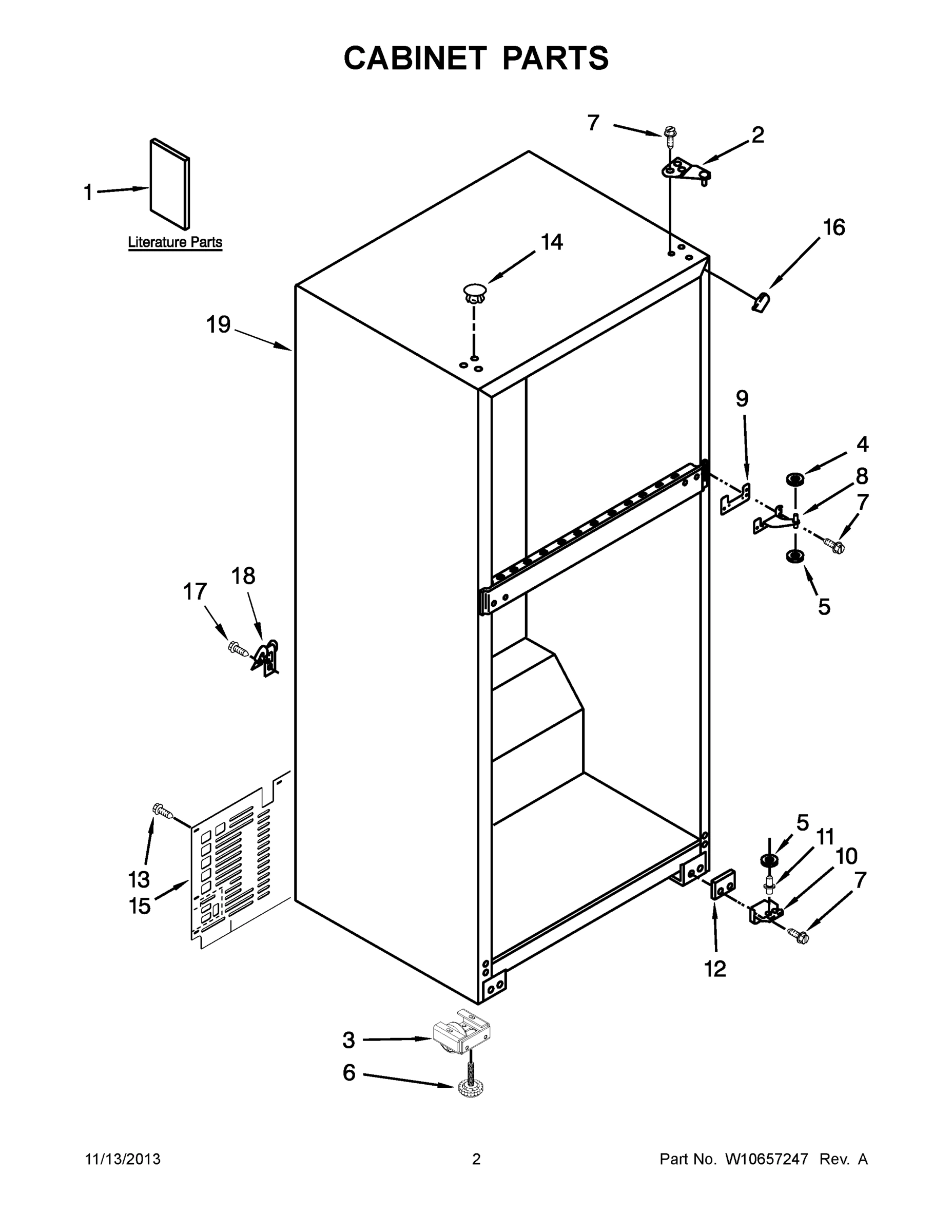 02 - CABINET PARTS