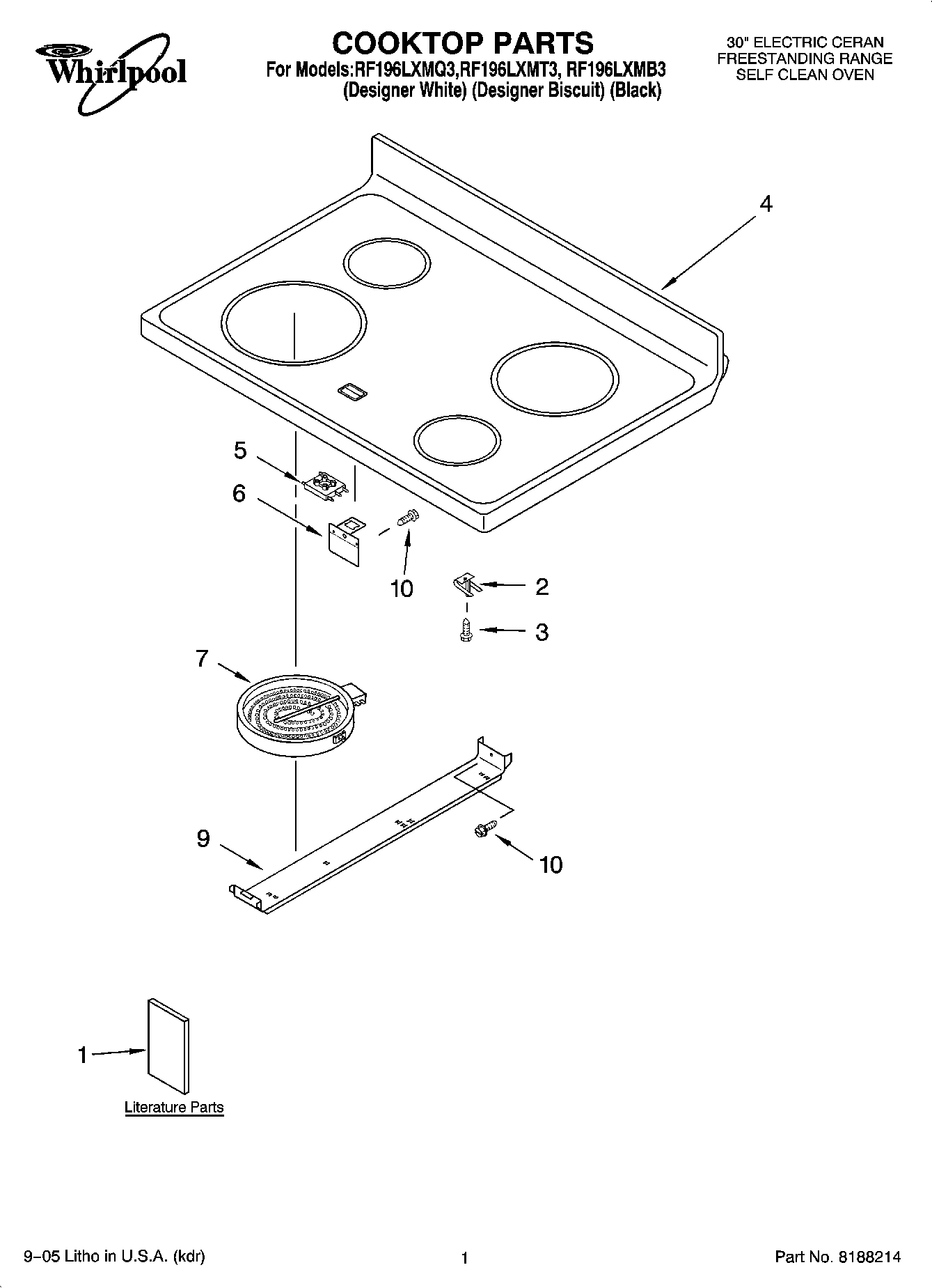 01 - COOKTOP PARTS