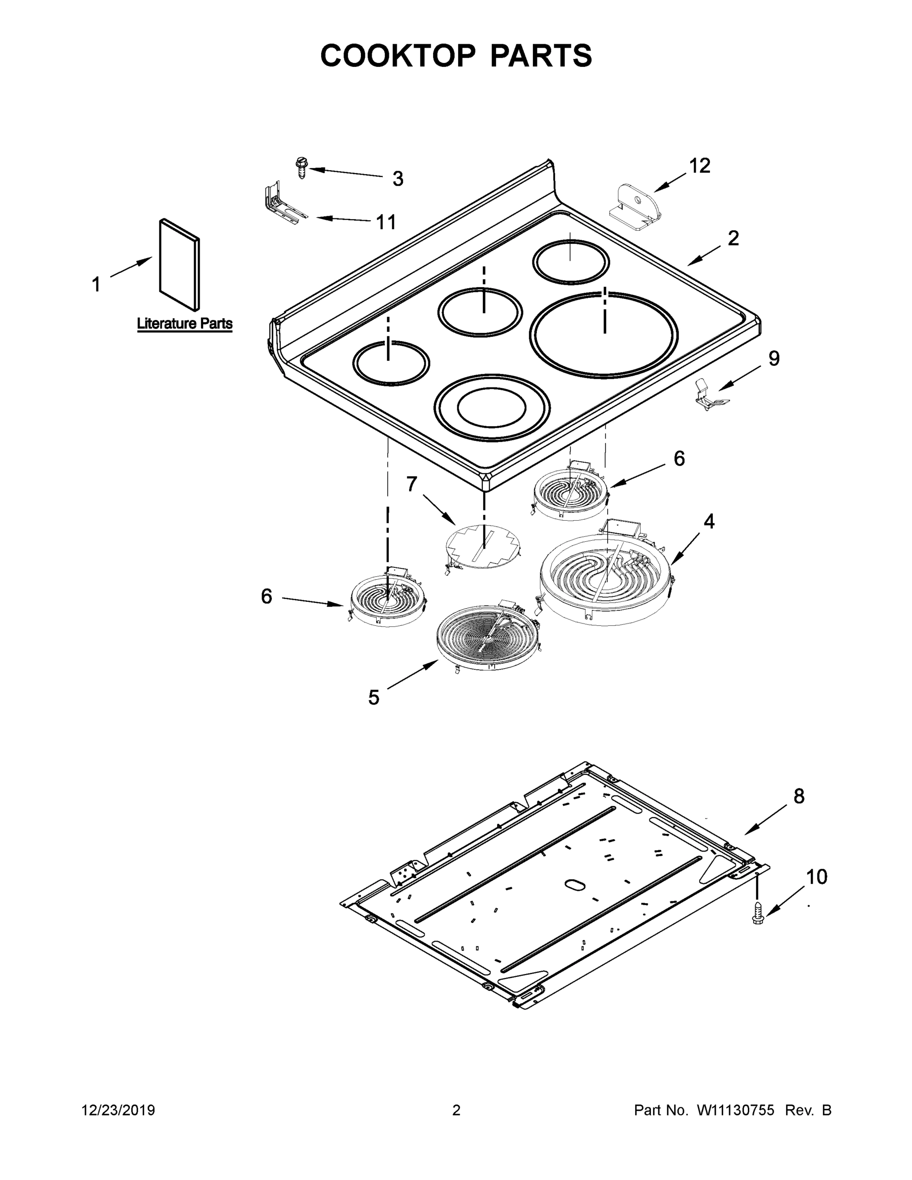 02 - COOKTOP PARTS