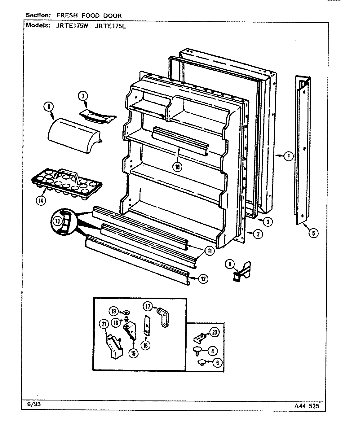 04 - FRESH FOOD DOOR (B/M DJ31A)