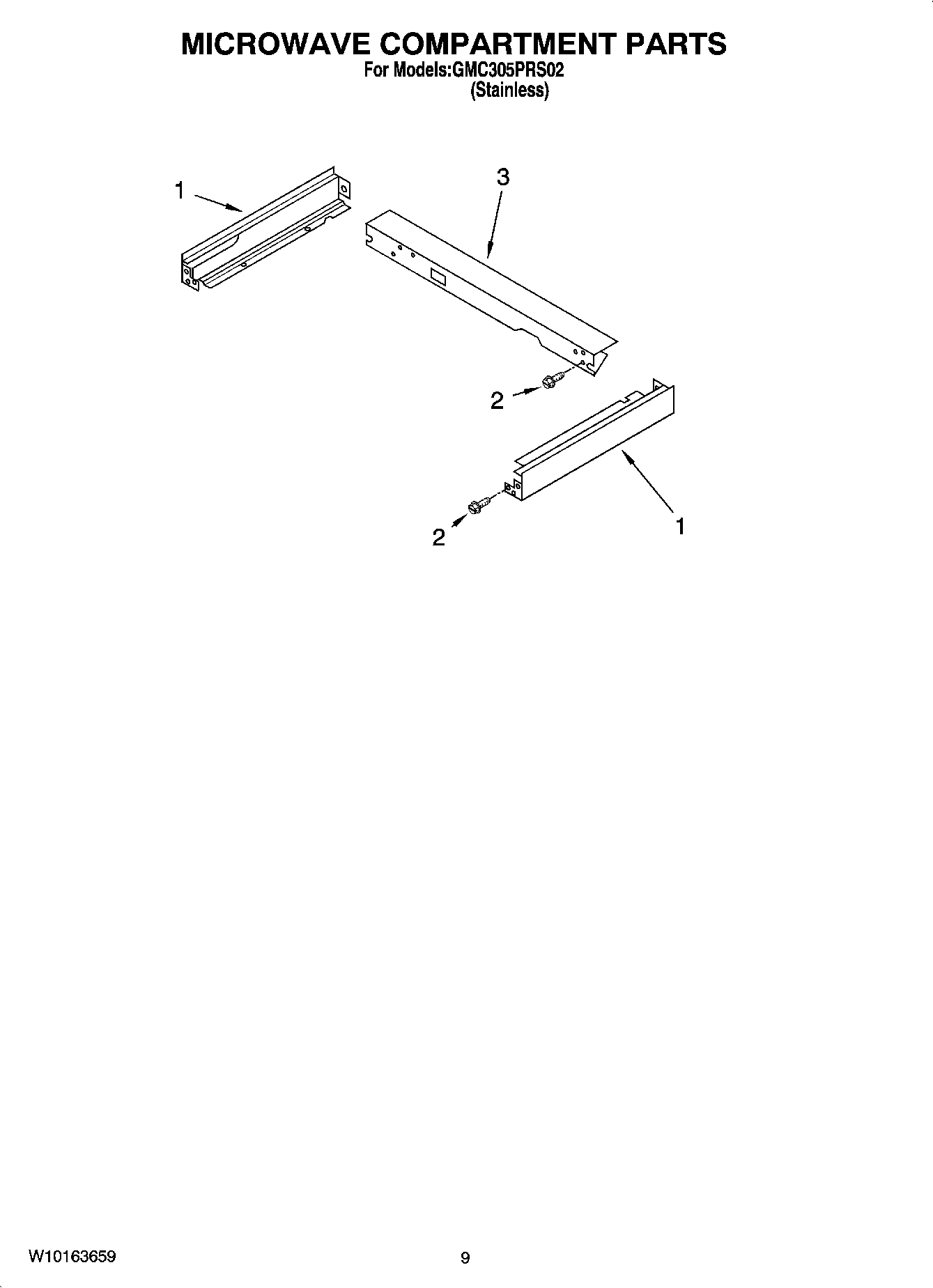 07 - MICROWAVE COMPARTMENT PARTS