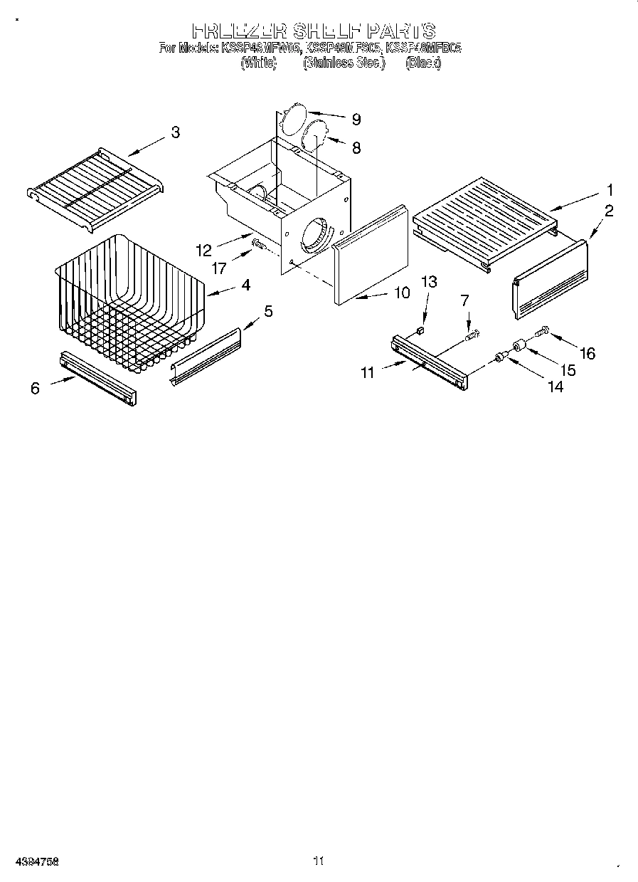 08 - FREEZER SHELF