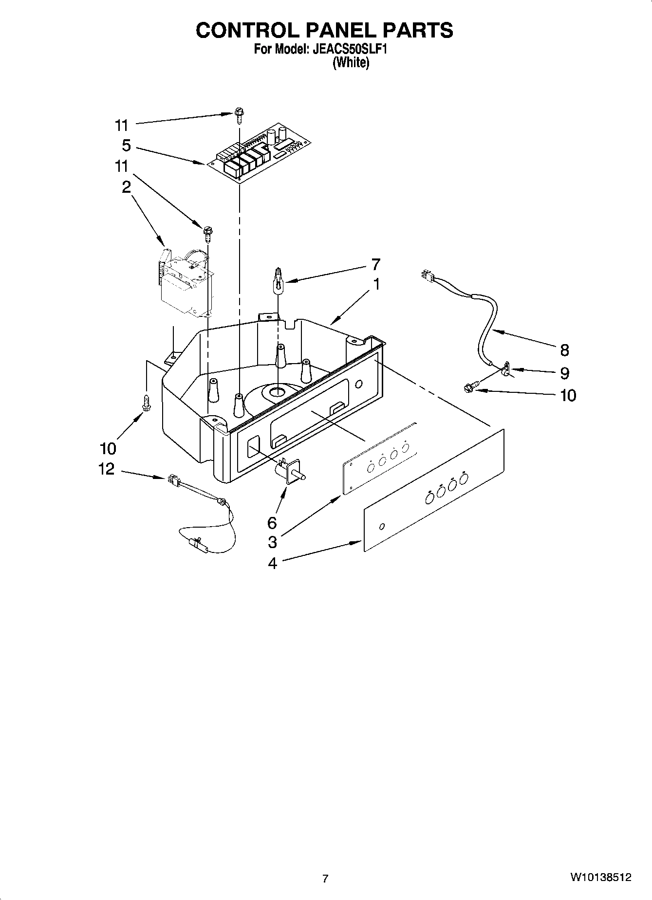 04 - CONTROL PANEL PARTS