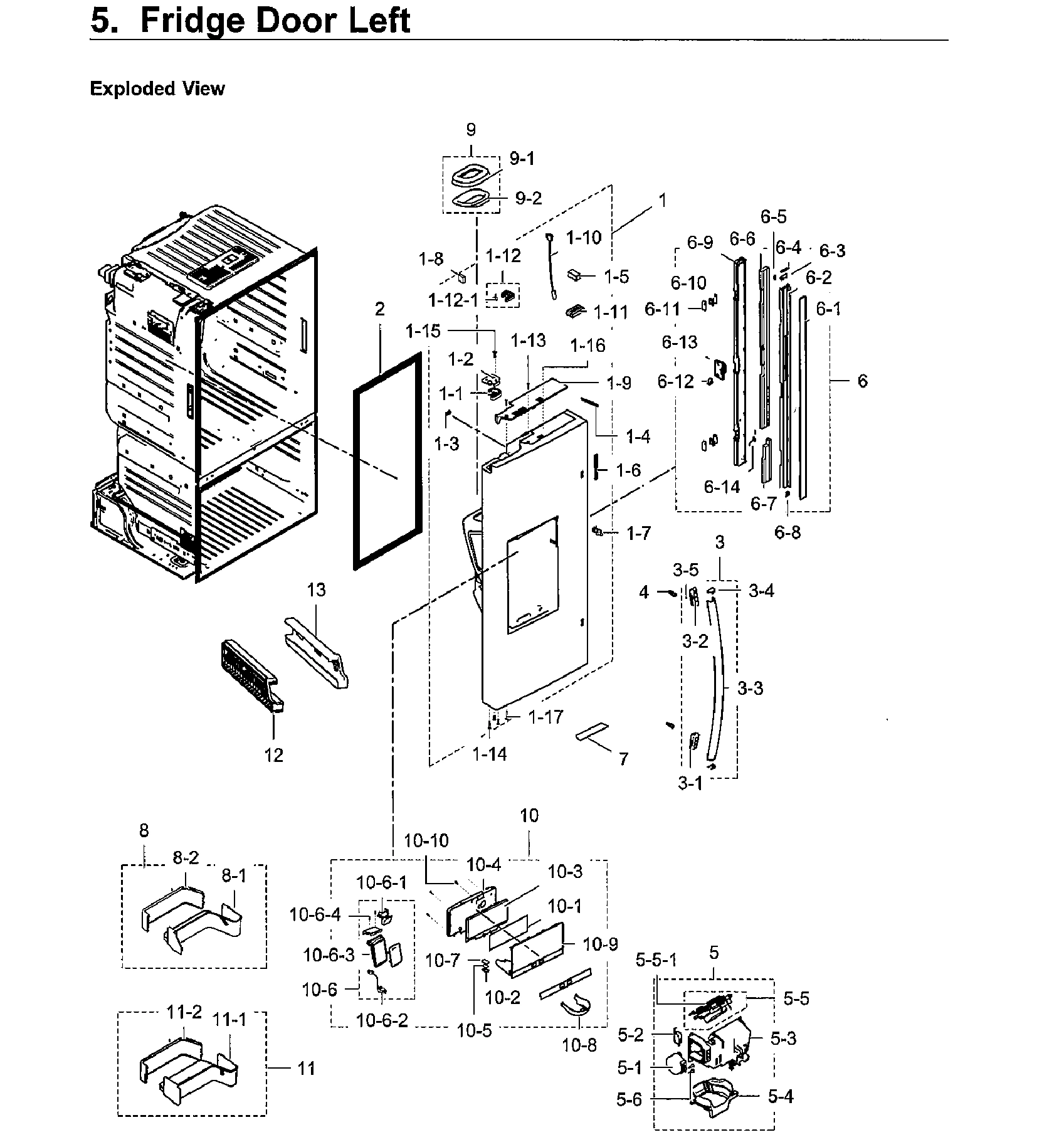 FRIDGE DOOR LT