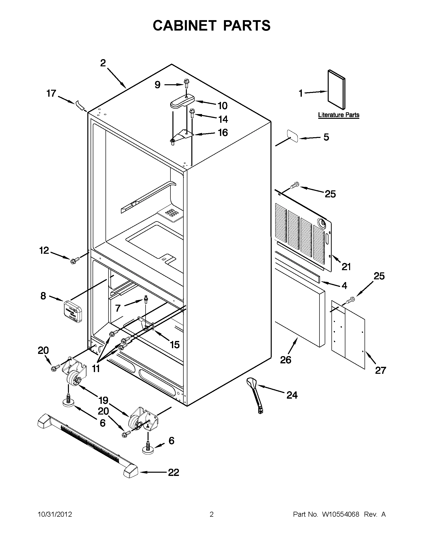 01 - CABINET PARTS