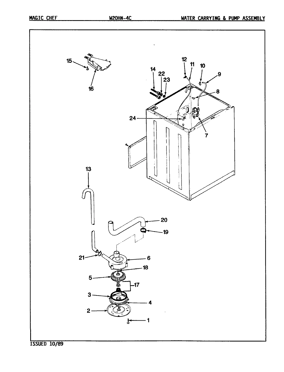 06 - WATER CARRYING & PUMP ASSY. (REV. A-B)