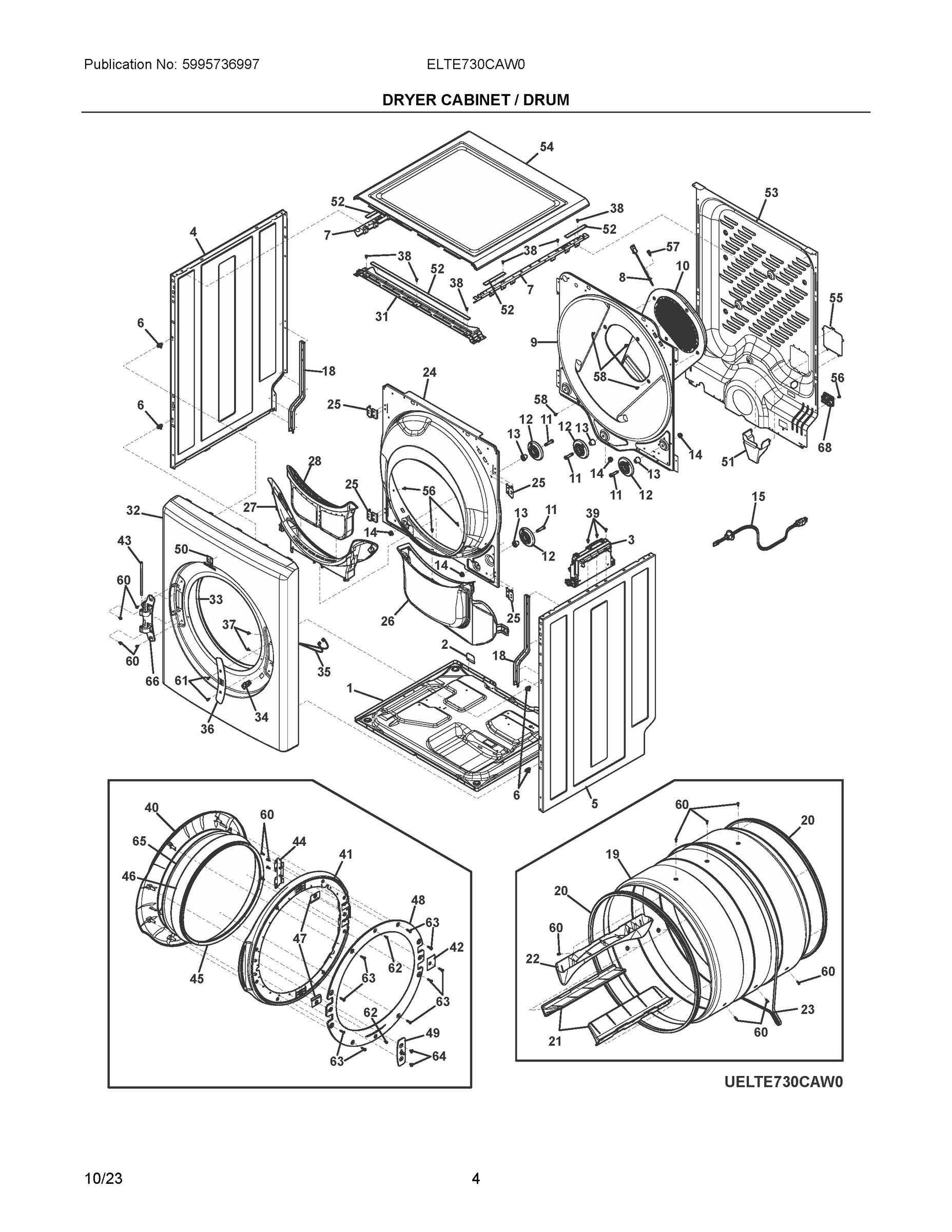 02 - DRYER CABINET / DRUM