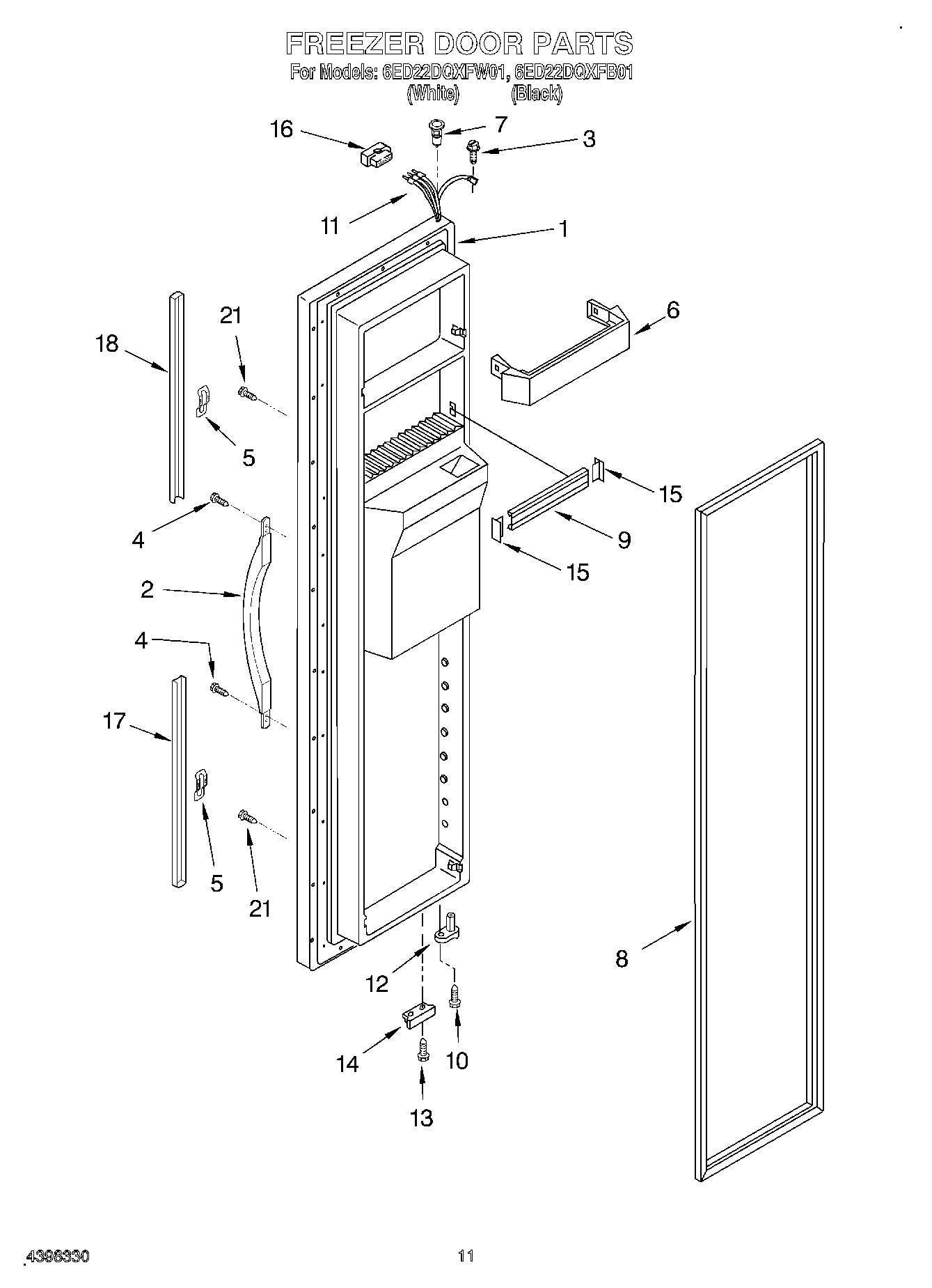 08 - FREEZER DOOR