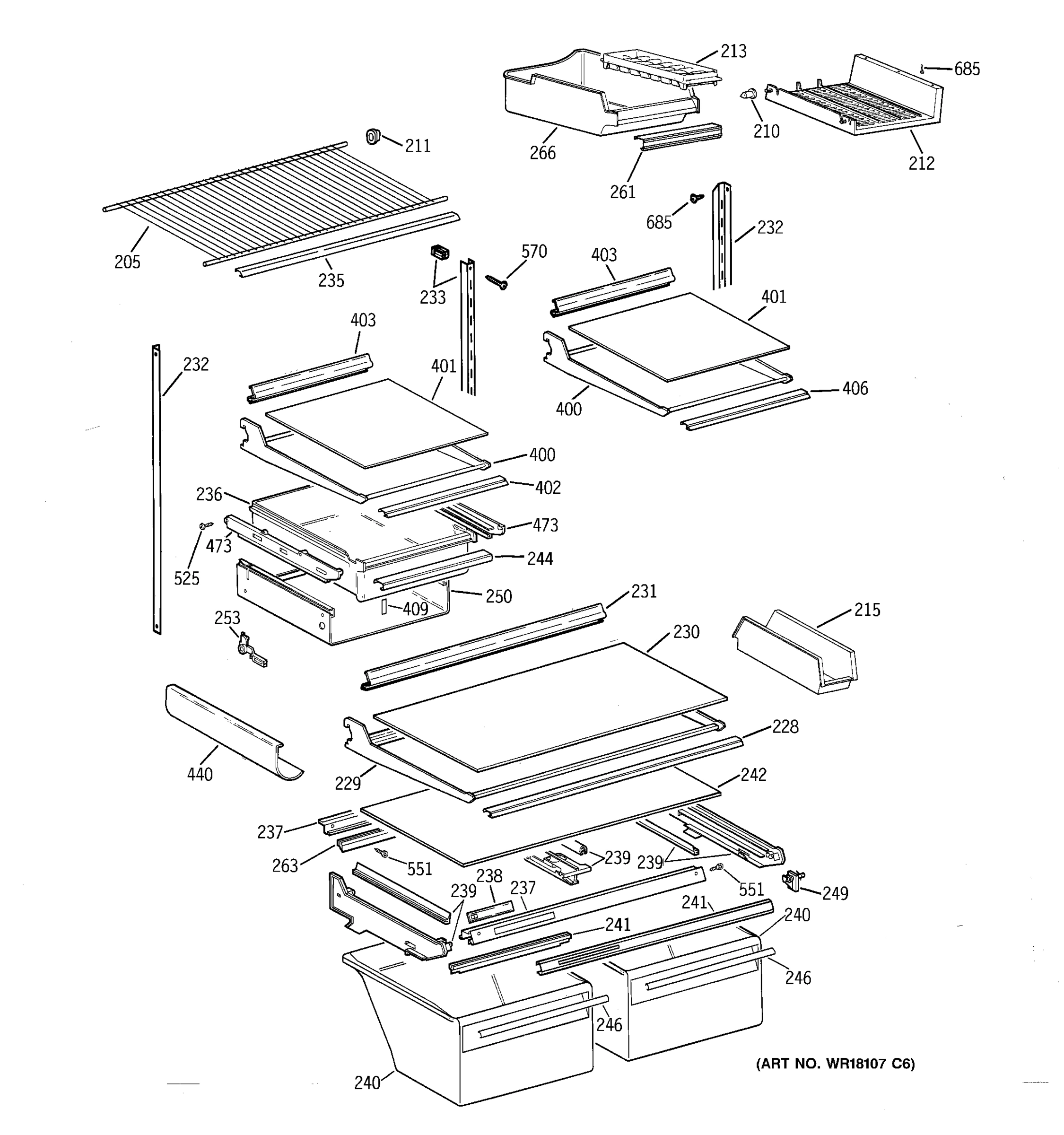 SHELF PARTS