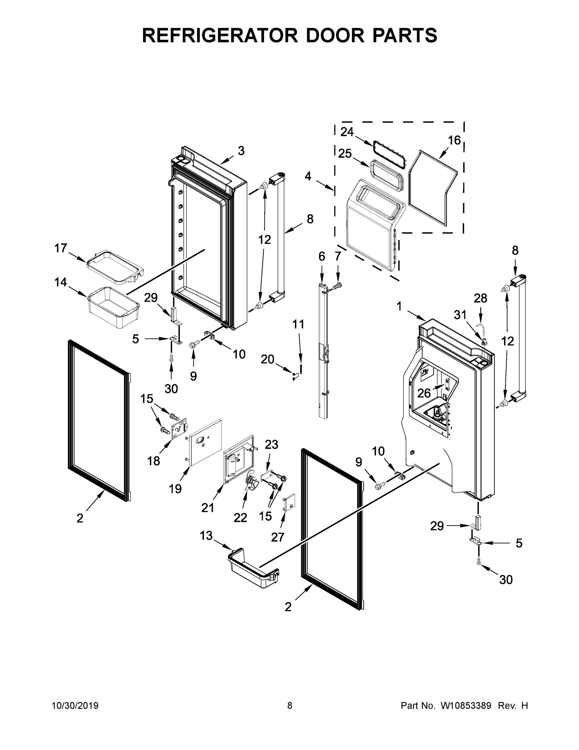 05 - REFRIGERATOR DOOR PARTS