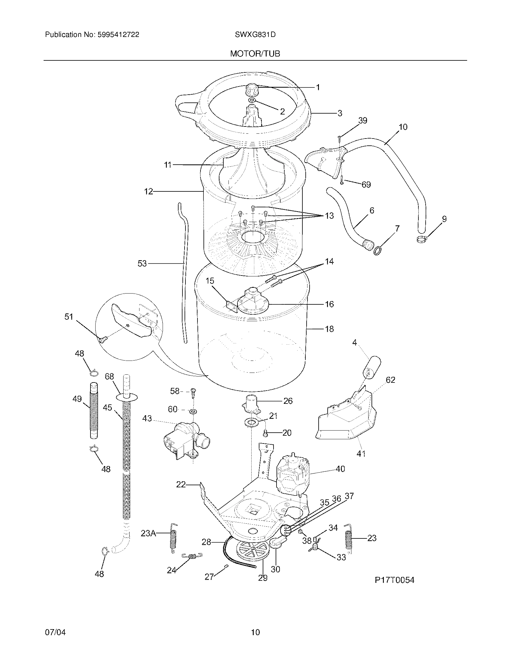 11 - MOTOR/TUB