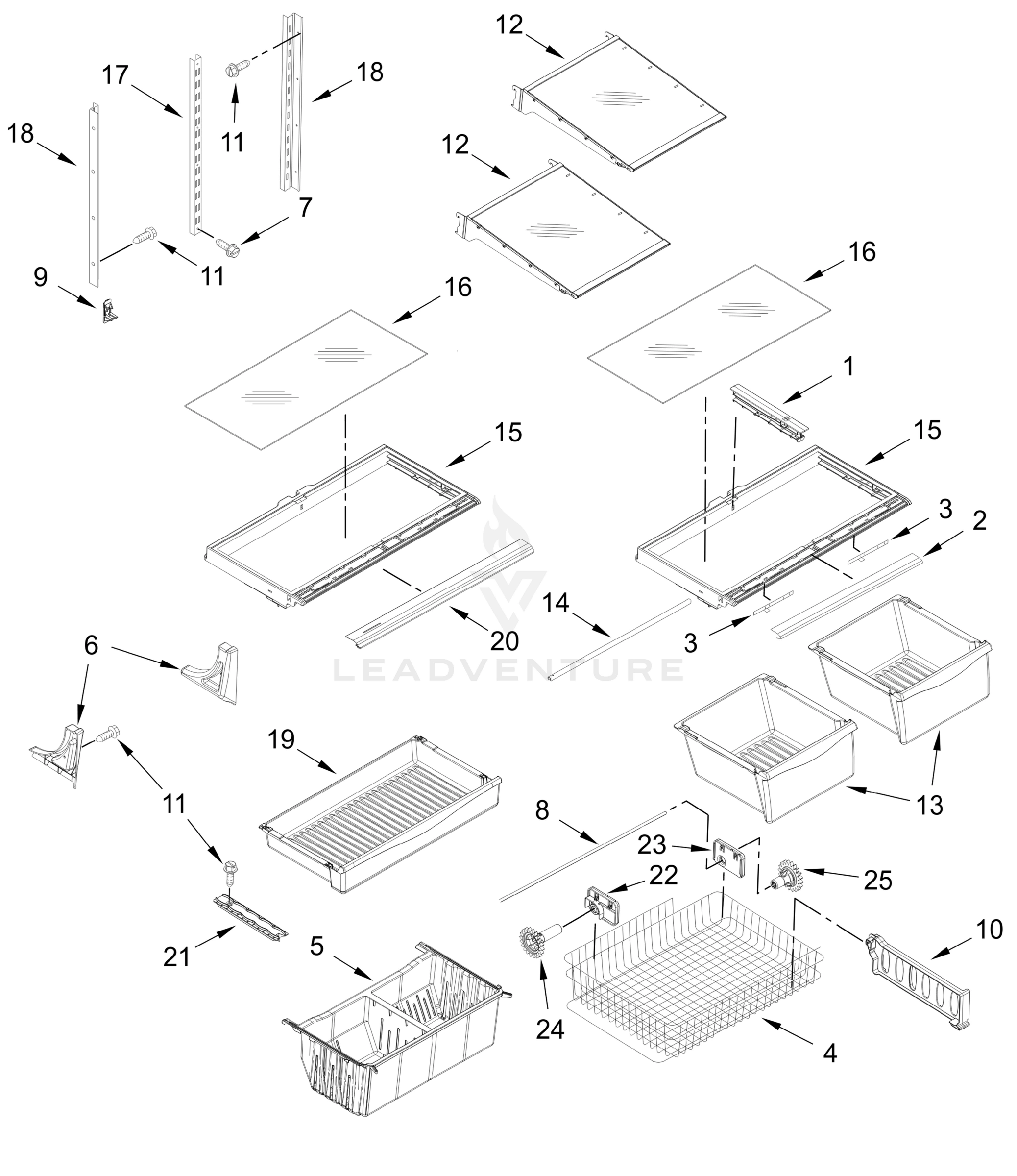 SHELF PARTS