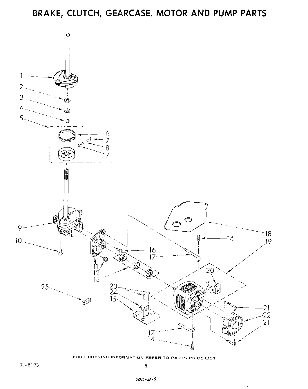 06 - BRAKE, CLUTCH, GEARCASE, MOTOR AND PUMP