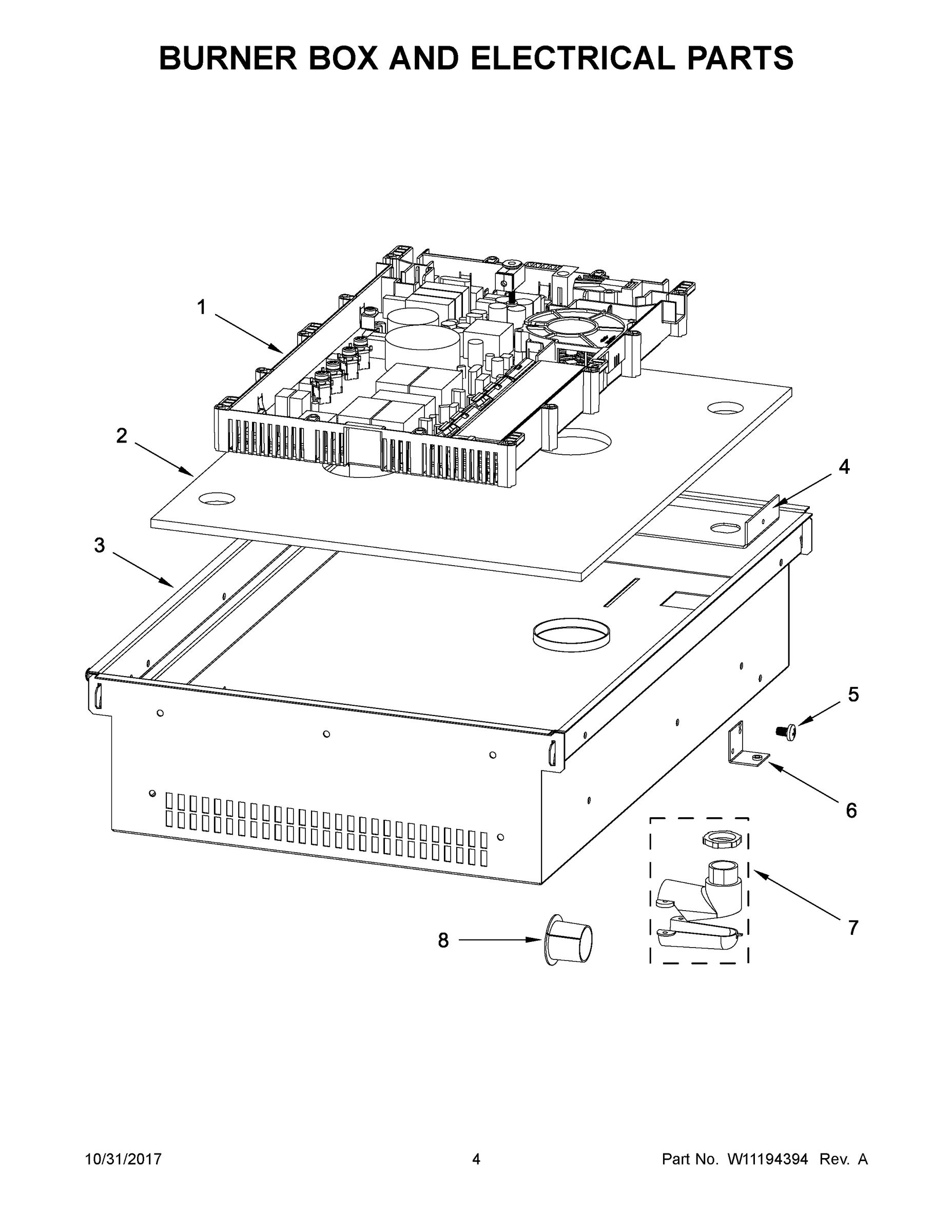 03 - BURNER BOX AND ELECTRICAL PARTS